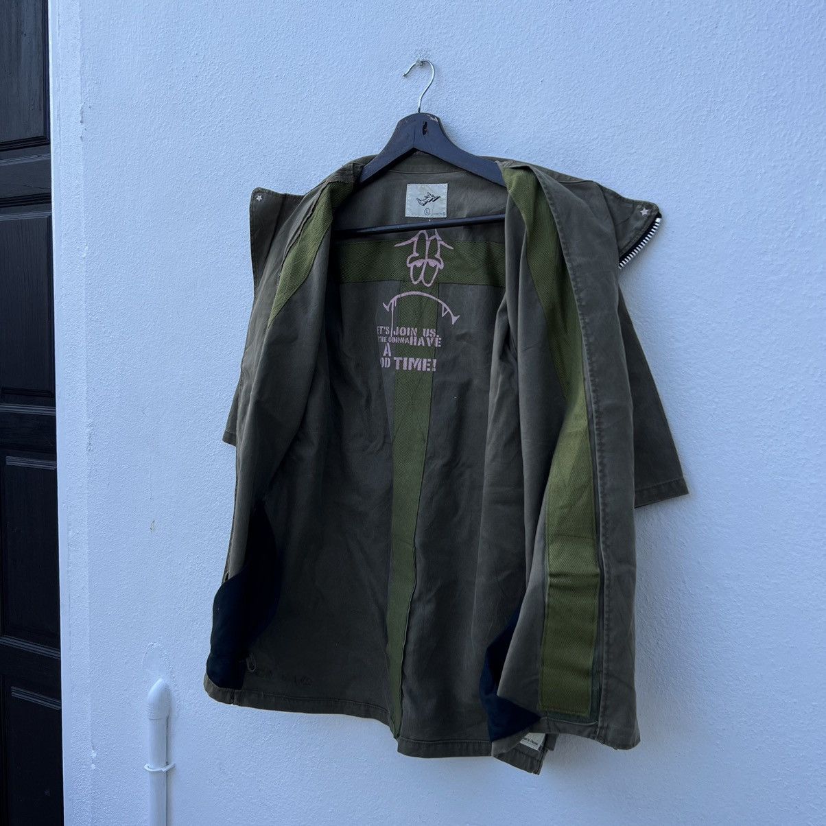 Japanese Brand SHORT SLEEVE LIGHT JACKET DOARAT INC PUNK STYLE Size US L / EU 52-54 / 3 - 13 Thumbnail