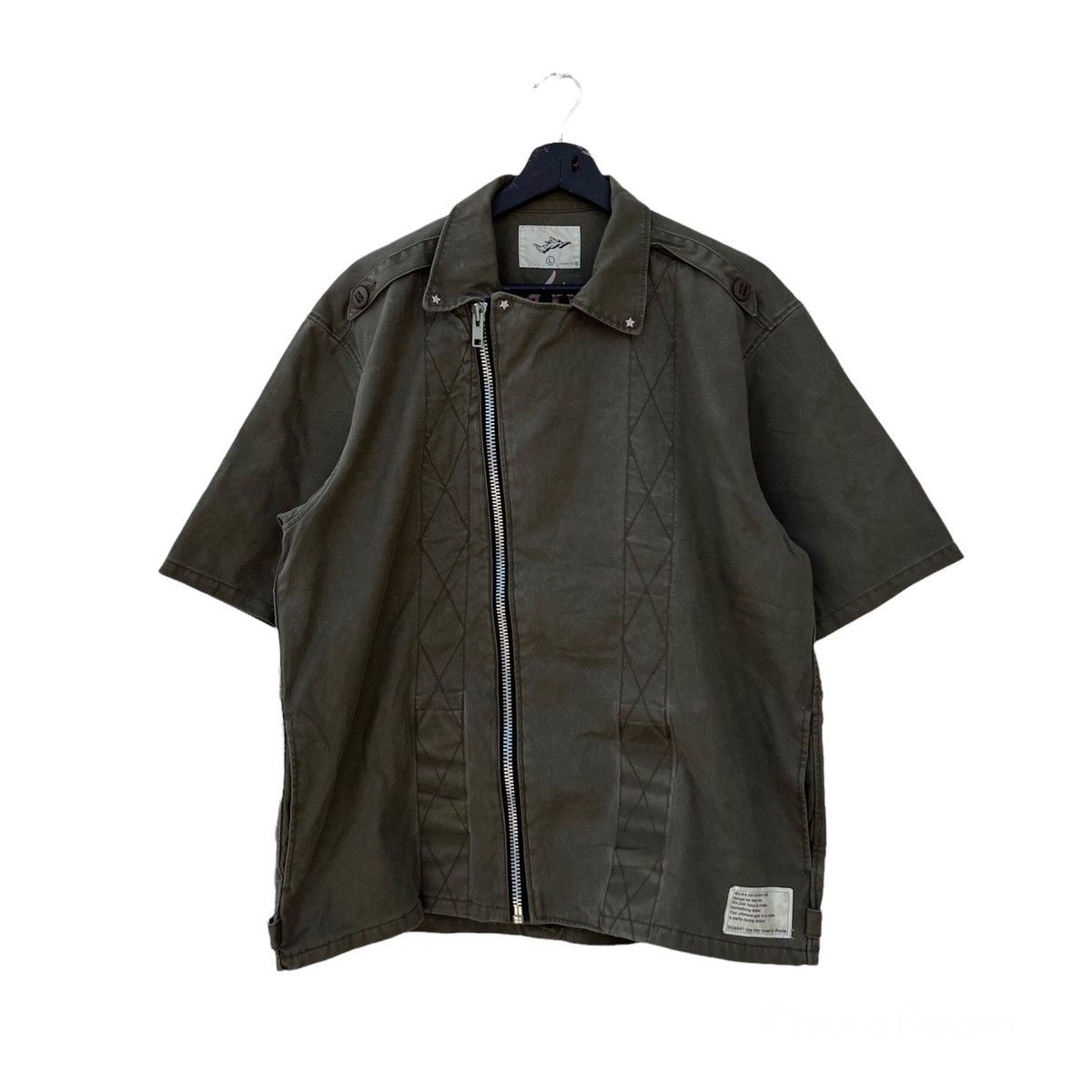 Japanese Brand SHORT SLEEVE LIGHT JACKET DOARAT INC PUNK STYLE Size US L / EU 52-54 / 3 - 1 Thumbnail