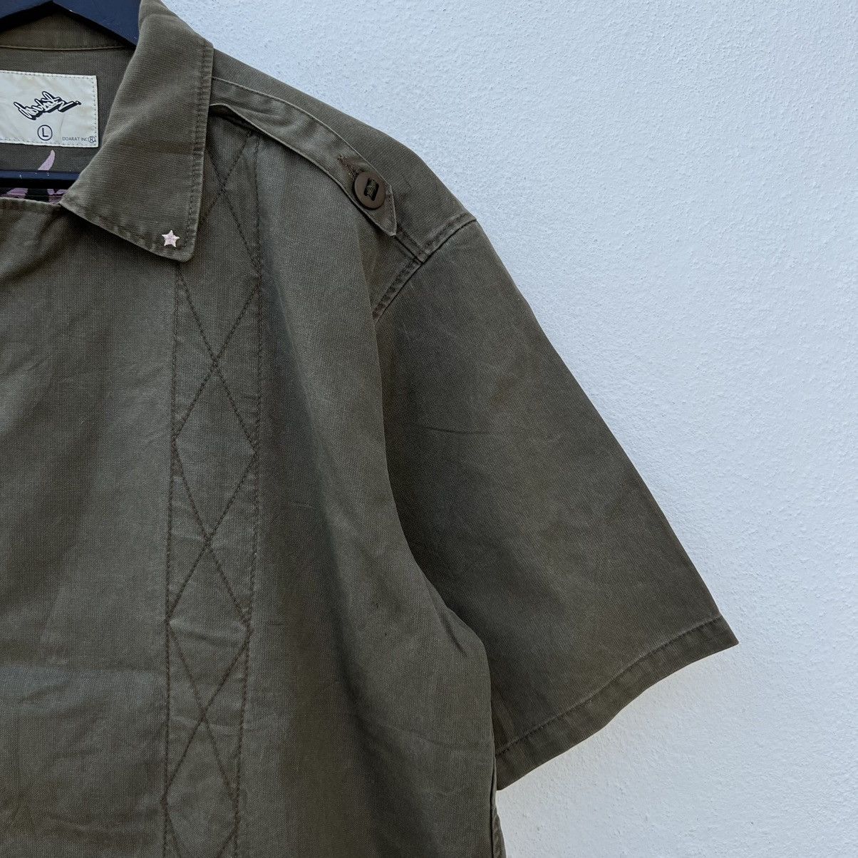 Japanese Brand SHORT SLEEVE LIGHT JACKET DOARAT INC PUNK STYLE Size US L / EU 52-54 / 3 - 5 Thumbnail