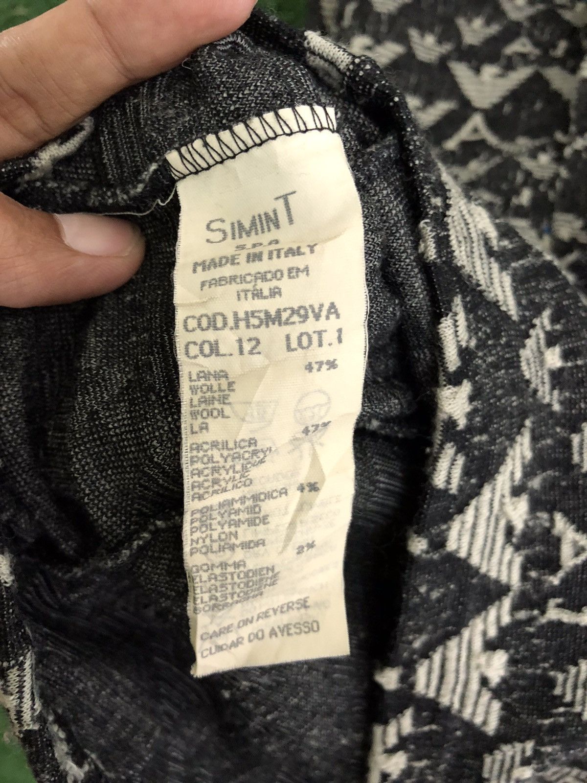 Giorgio Armani 🔥RARE GIORGIO ARMANI MANOGRAM CROP SWEAT MADE IN ITALY Size US S / EU 44-46 / 1 - 9 Thumbnail