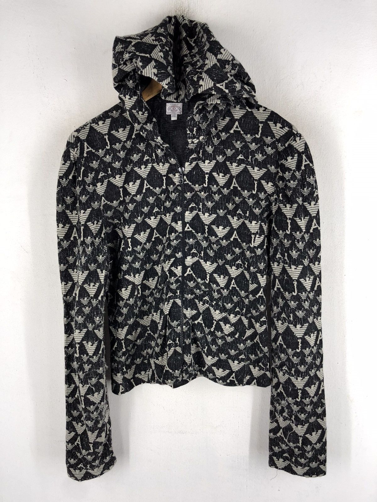 Giorgio Armani 🔥RARE GIORGIO ARMANI MANOGRAM CROP SWEAT MADE IN ITALY Size US S / EU 44-46 / 1 - 1 Thumbnail