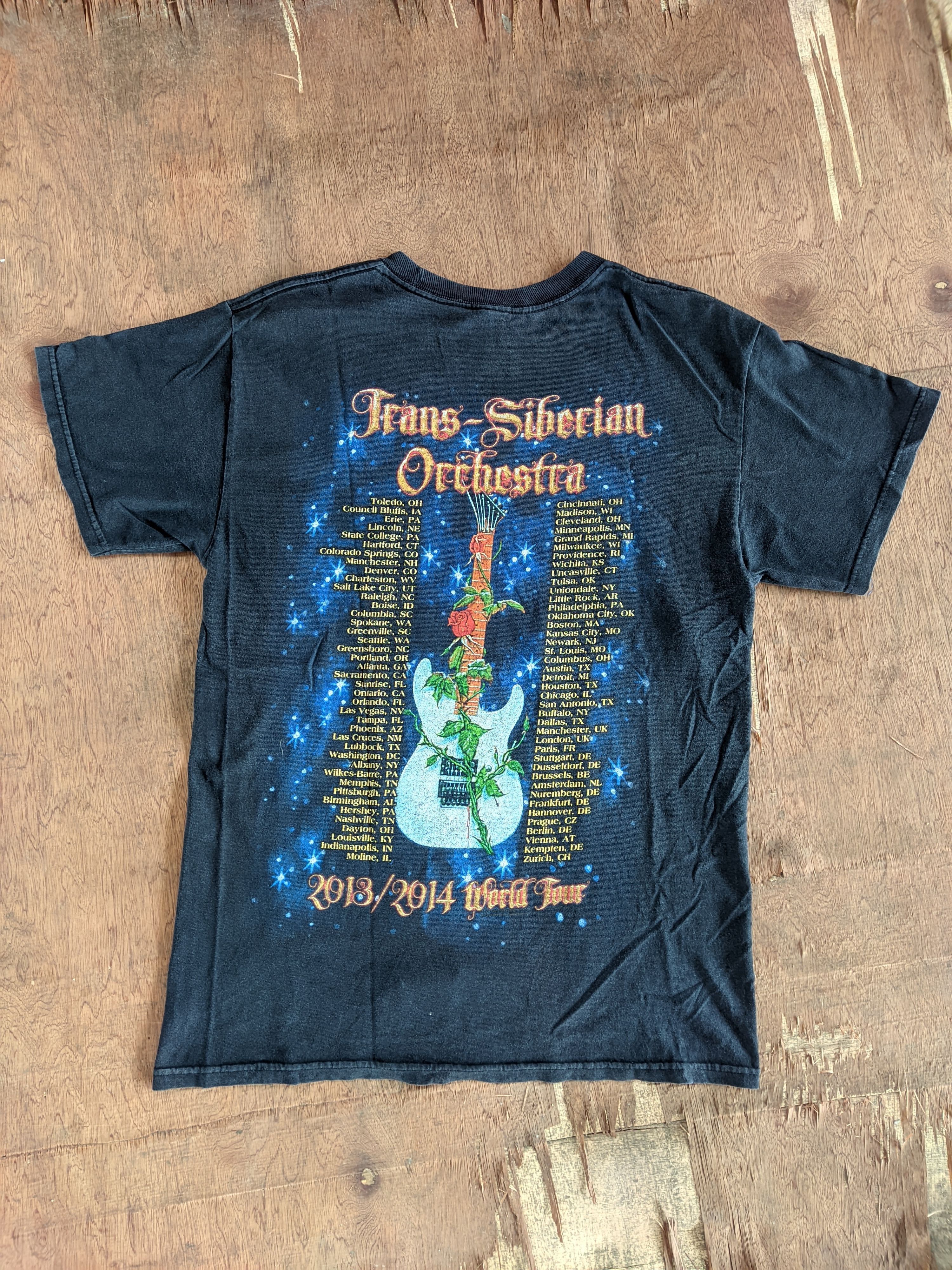 Band Tees Tshirts Band Trains Siberian Orchestra World Tour 2013/2014 Size US M / EU 48-50 / 2 - 2 Thumbnail
