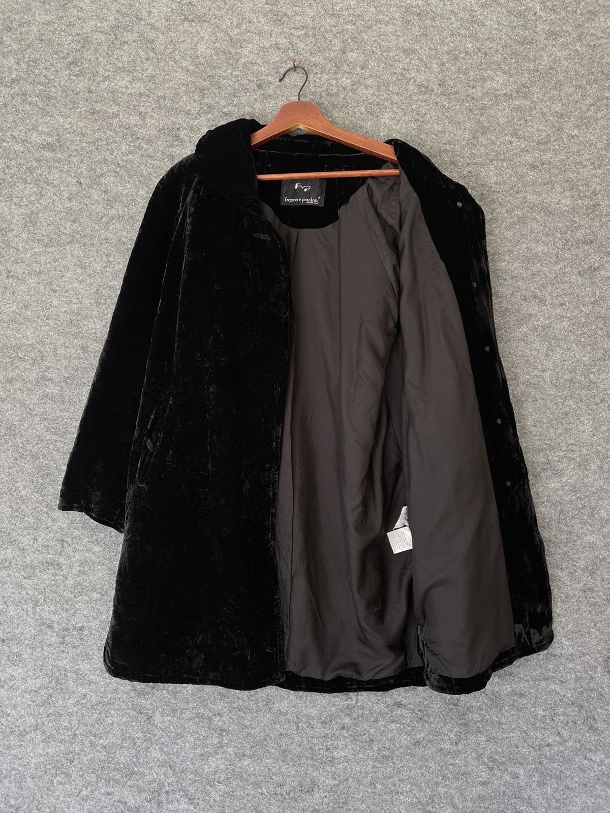 Paoloni FRANCA V PAOLONI VELVET LONG JACKET Size L / US 10 / IT 46 - 5 Thumbnail