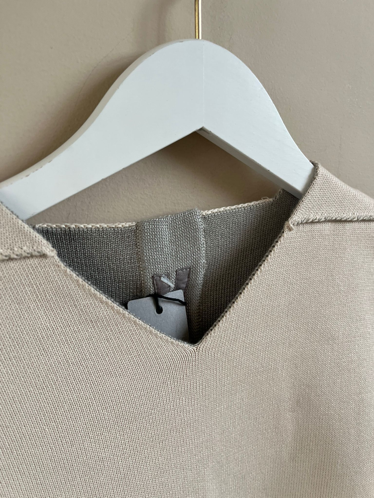 Rick Owens FW18 Long Sleeveless Knit in Natural Size US M / EU 48-50 / 2 - 4 Thumbnail