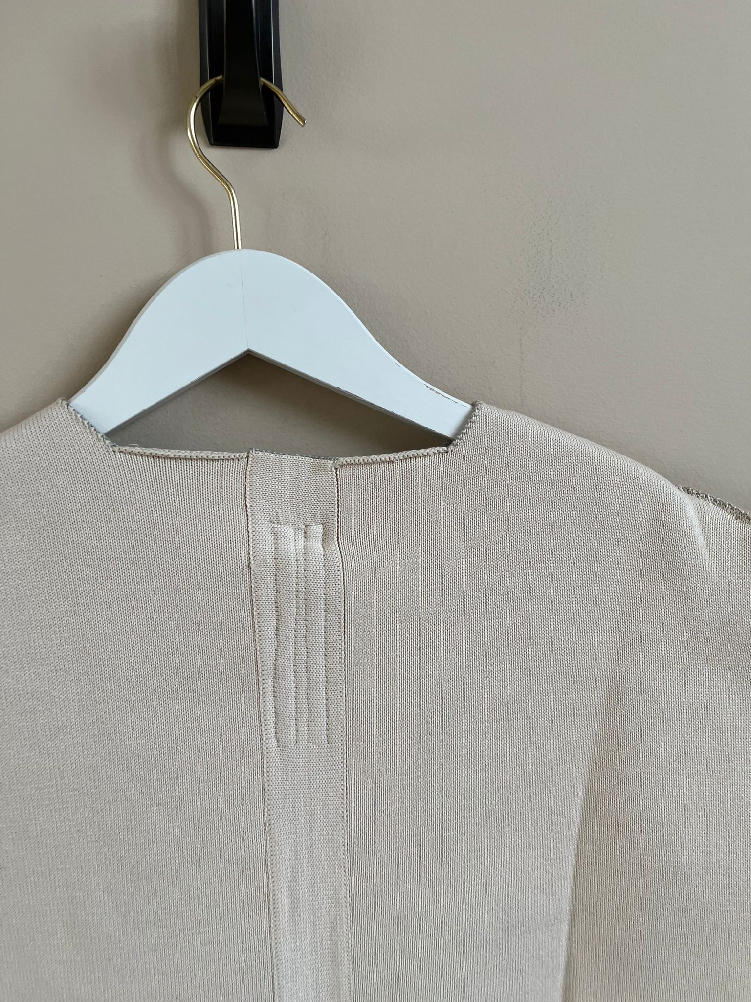 Rick Owens FW18 Long Sleeveless Knit in Natural Size US M / EU 48-50 / 2 - 14 Thumbnail