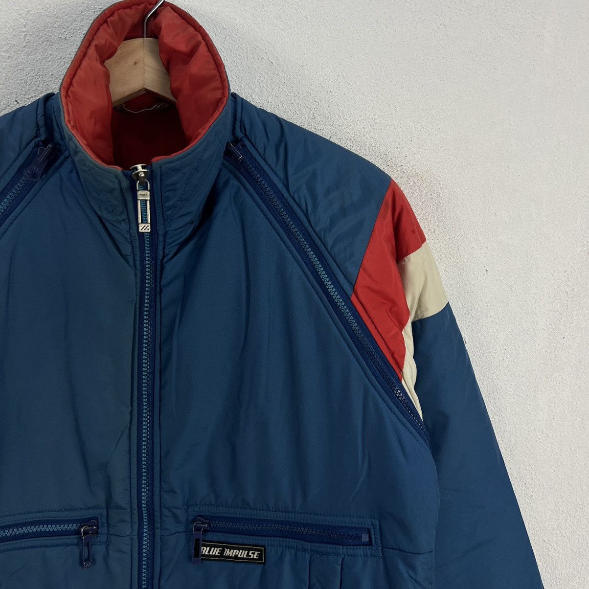 Japanese Brand VINTAGE MIZUNO BLUE IMPULSE PUFFER DOWN JACKET PARACHUTE Size US M / EU 48-50 / 2 - 7 Thumbnail