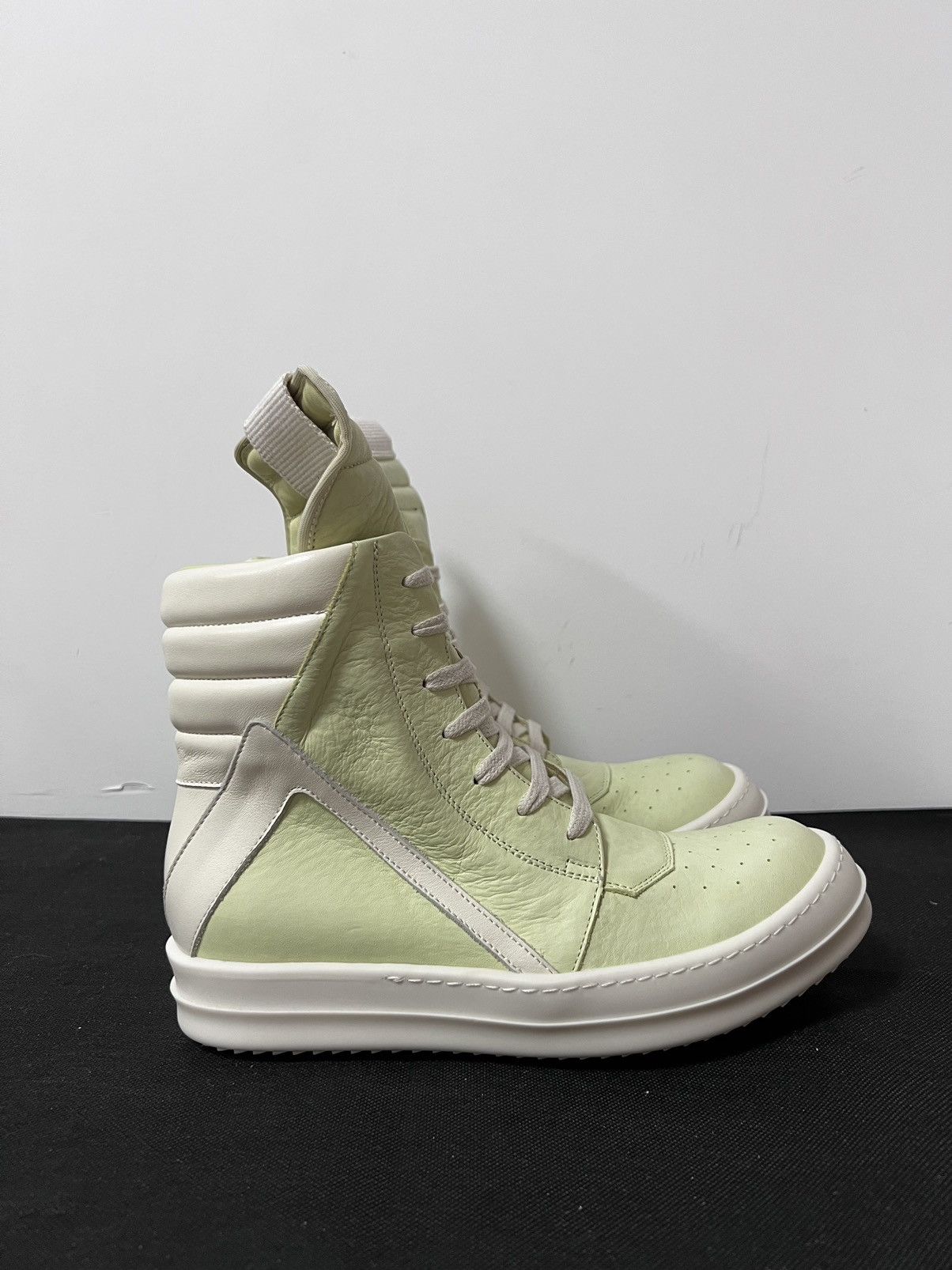 Rick Owens Rick owens fw18 lime geobasket sz38 Size US 8 / IT 38 - 4 Thumbnail