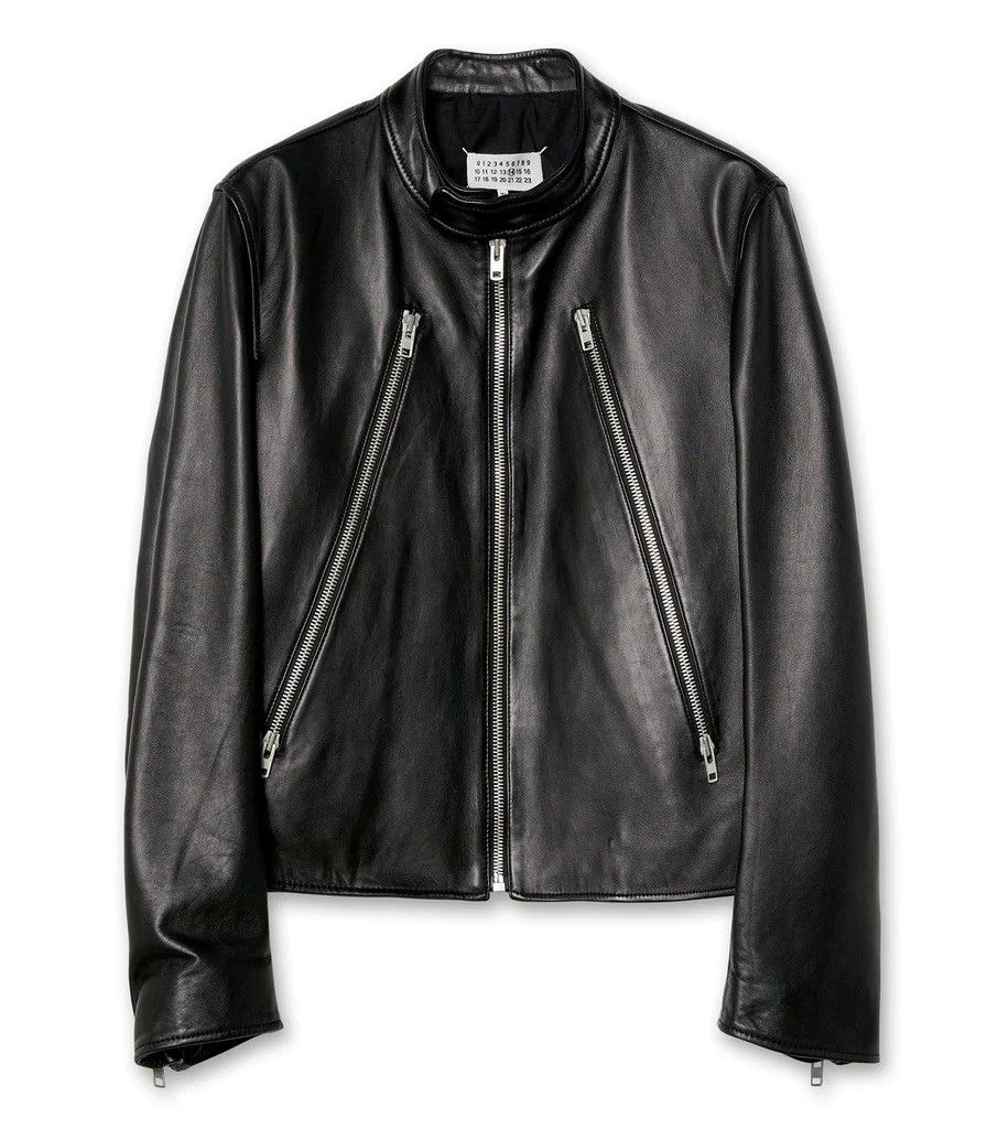 Maison Margiela FW 2012 Iconic 5 Zips Leather Jacket | Grailed