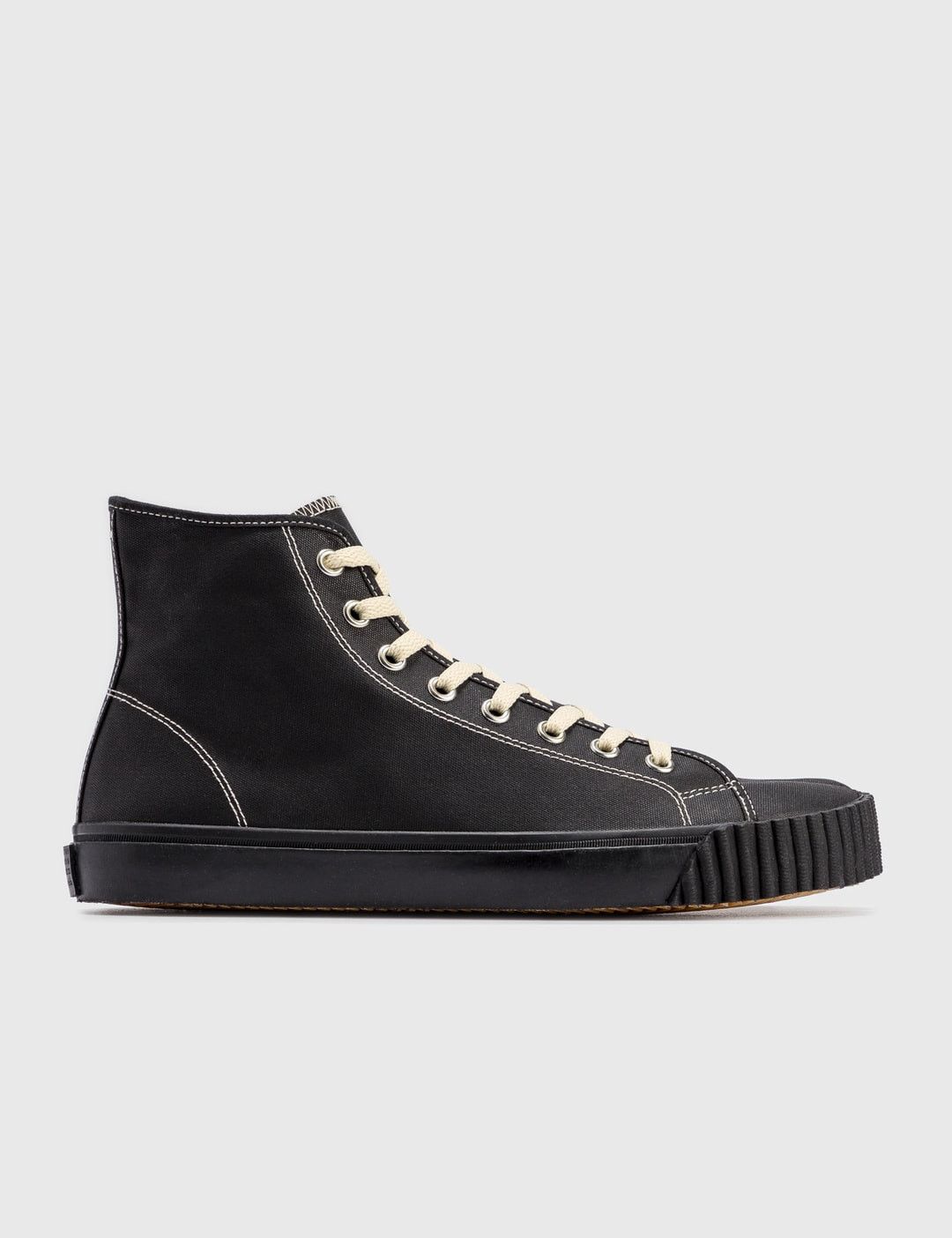 Maison Margiela New — Tabi Canvas Hi-Top Sneakers Size US 9 / EU 42 - 2 Thumbnail