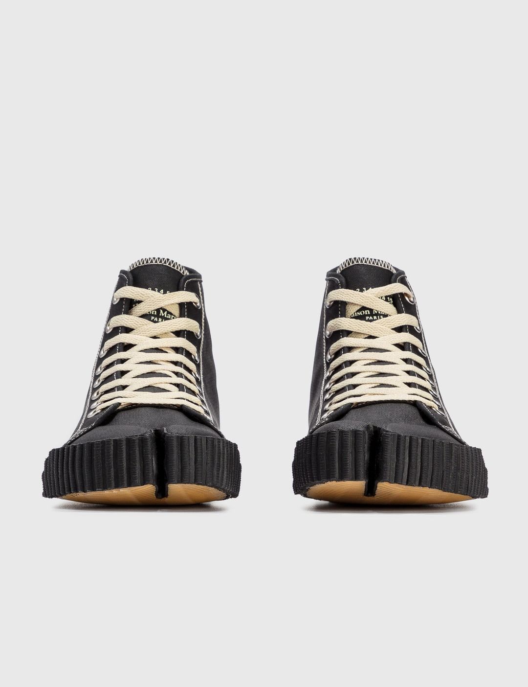 Maison Margiela New — Tabi Canvas Hi-Top Sneakers Size US 9 / EU 42 - 4 Thumbnail