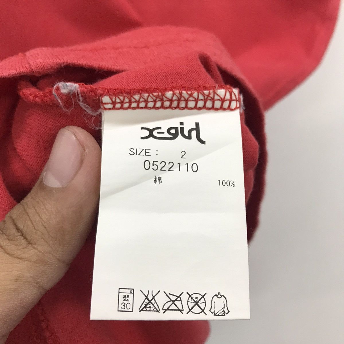 Designer × Japanese Brand Rare!! X-GIRL Big Spellout Tee Size US S / EU 44-46 / 1 - 12 Thumbnail