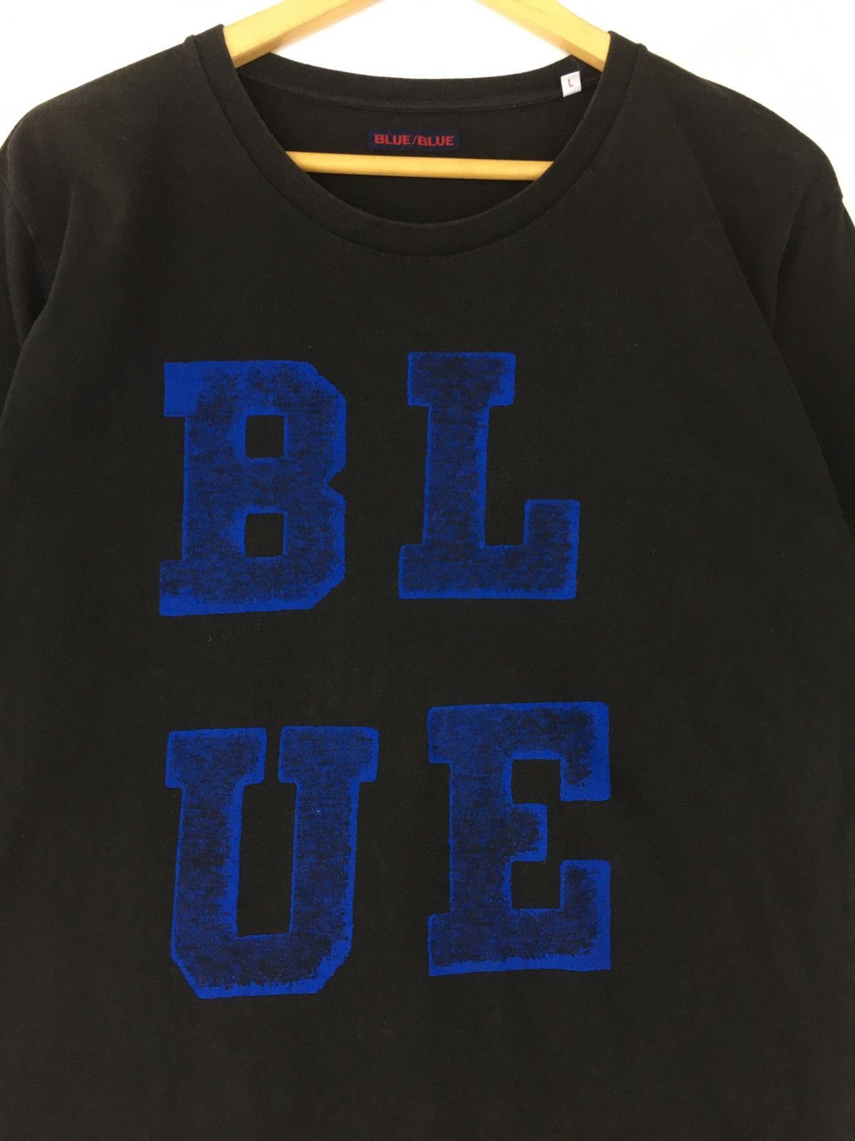 Blue Blue Japan × Japanese Brand Blue Blue Japan Spellout Script Tshirt Size US L / EU 52-54 / 3 - 2 Thumbnail