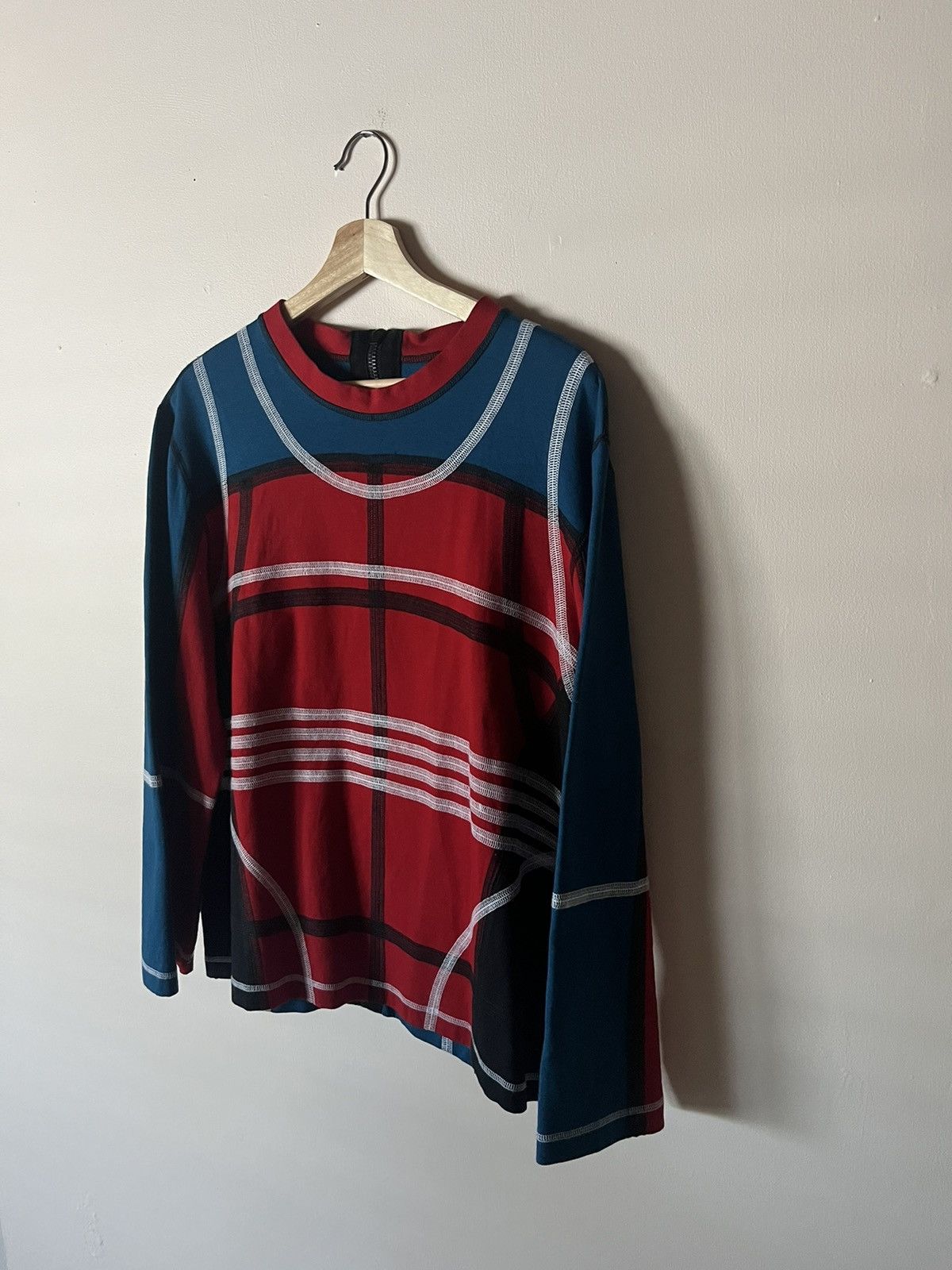 image of Craig Green Ss18 Geometric Stitch Sweatshirt, Men's (Size Medium)
