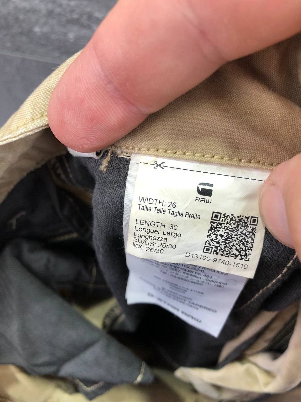 G-Star Mens G-Star Arris Straight Tapered Pants Size US 26 / EU 42 - 20 Thumbnail