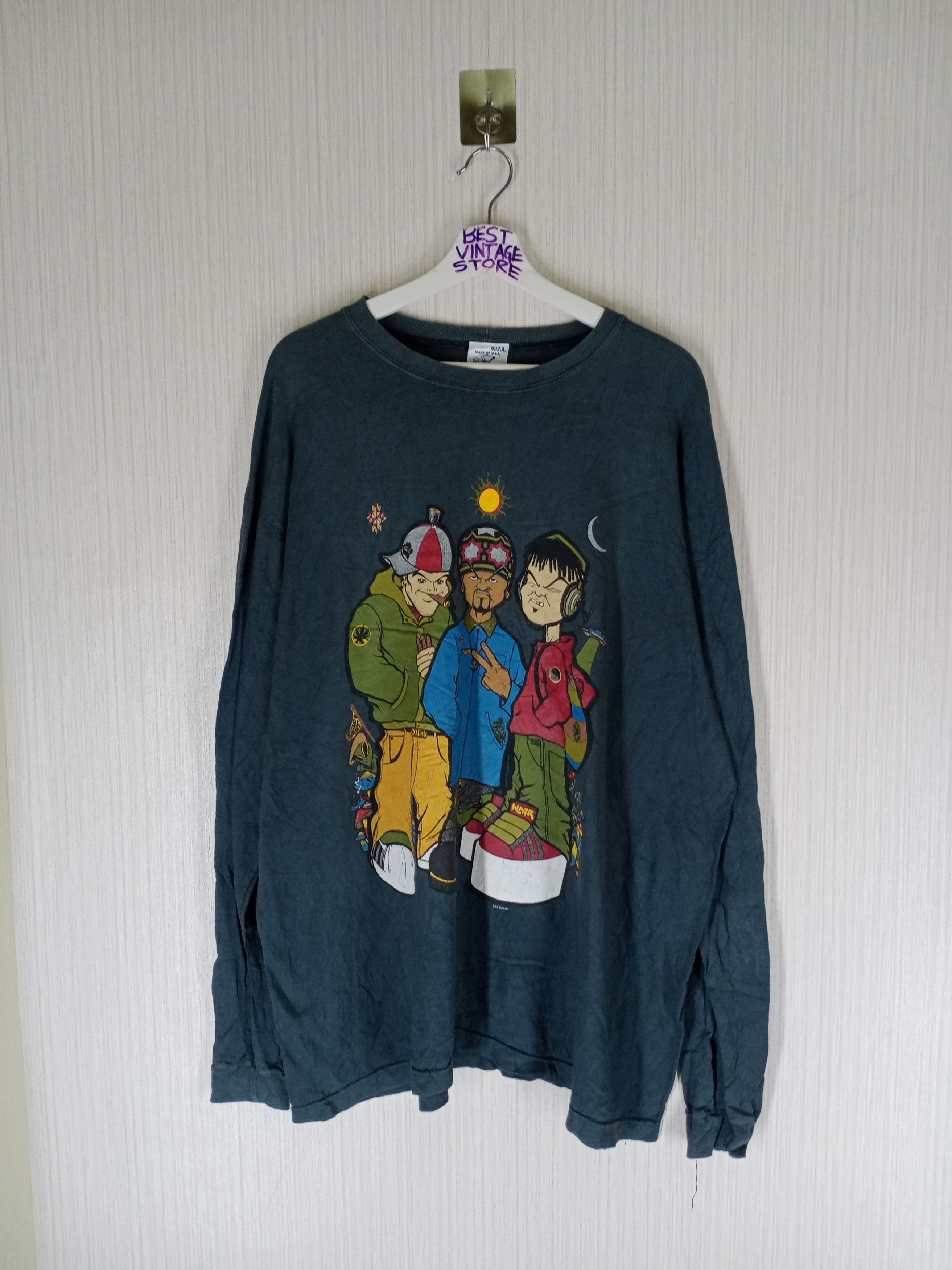Shorty's Skateboards Vintage 90s Kik Wear Weed T Shirt Skate Hip Hop.. Size US XL / EU 56 / 4 - 2 Thumbnail