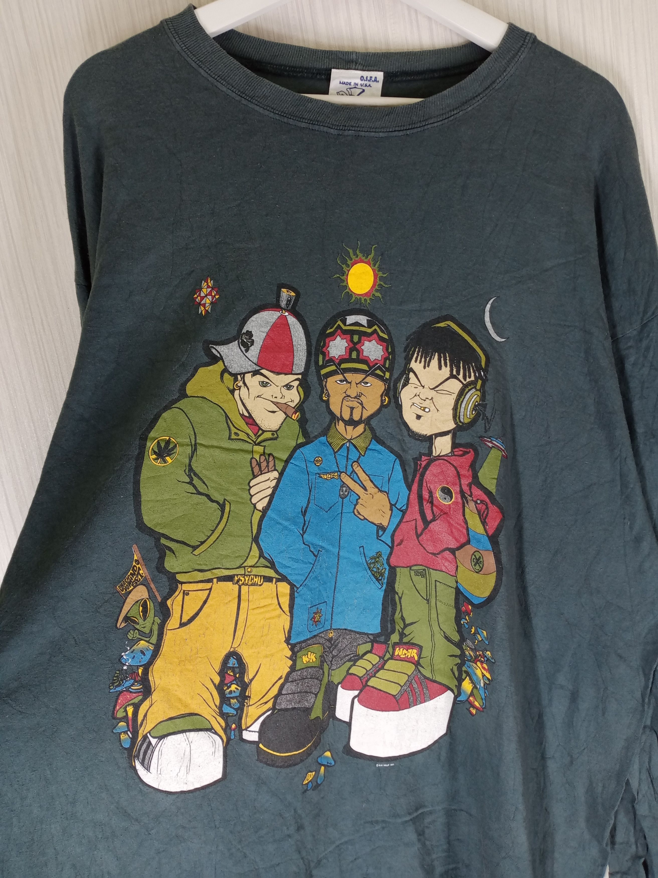 Shorty's Skateboards Vintage 90s Kik Wear Weed T Shirt Skate Hip Hop.. Size US XL / EU 56 / 4 - 3 Thumbnail