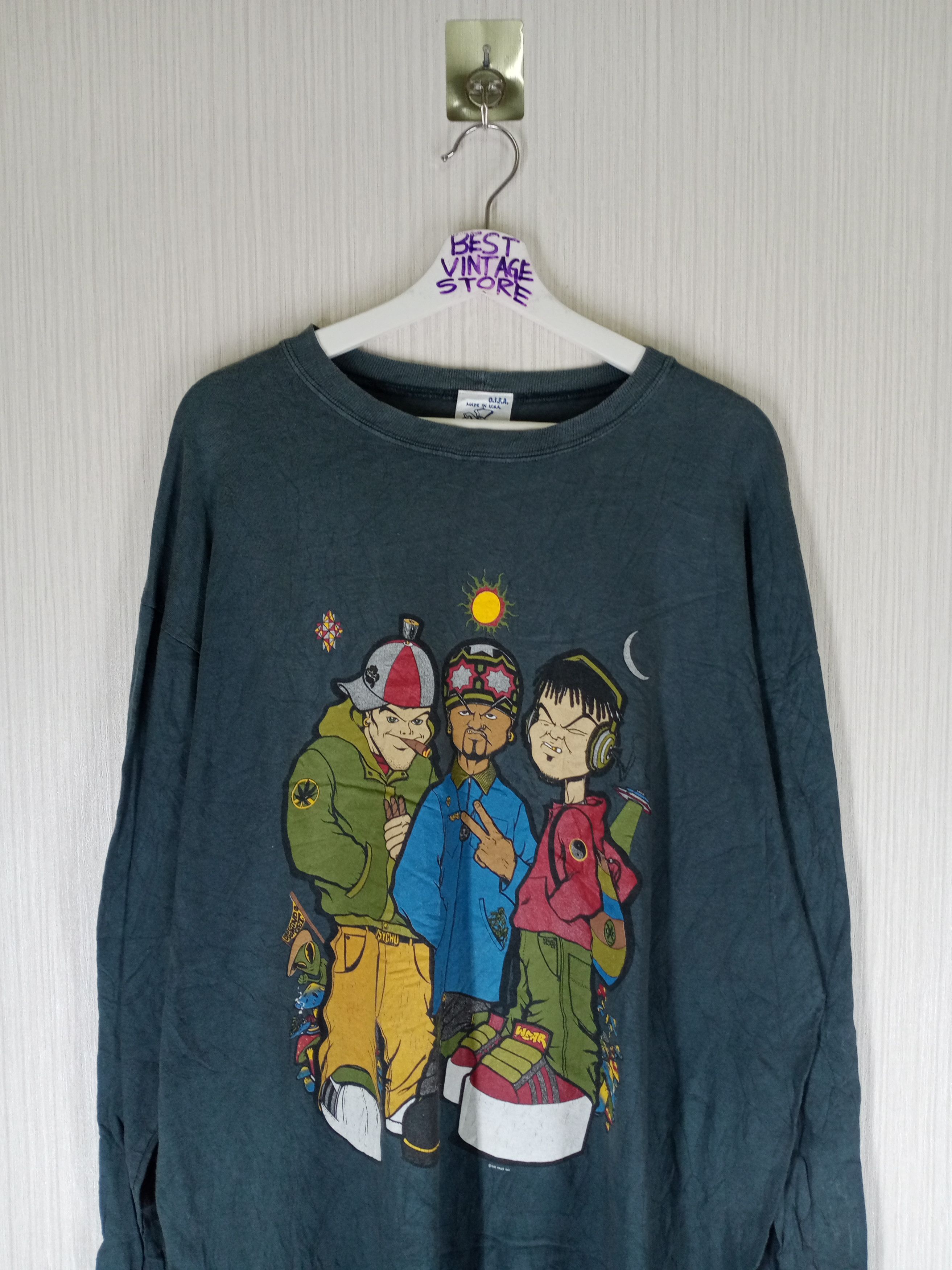 Shorty's Skateboards Vintage 90s Kik Wear Weed T Shirt Skate Hip Hop.. Size US XL / EU 56 / 4 - 1 Thumbnail