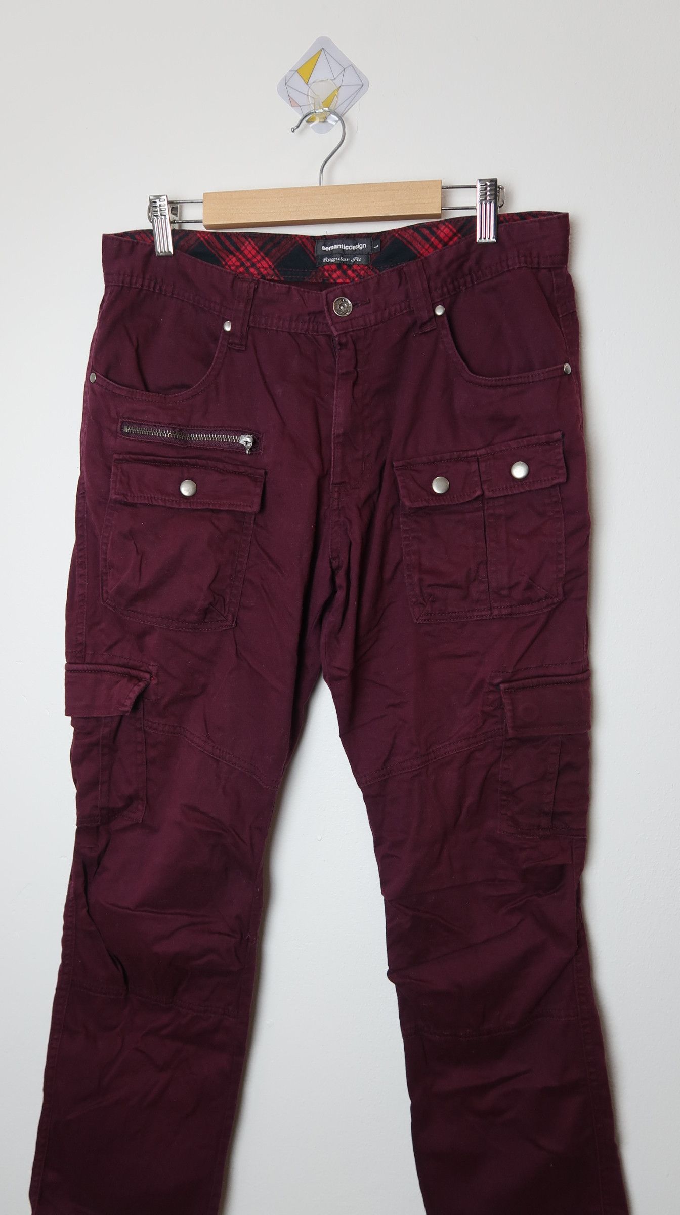 semanticdesign Semantic Design Multipocket Regular Fit Cargo Pants Size US 31 - 2 Thumbnail