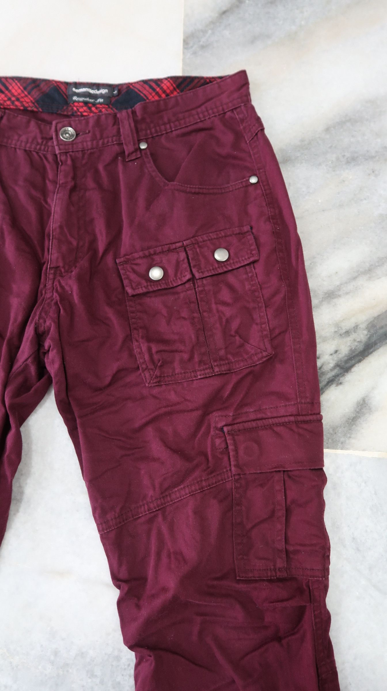 semanticdesign Semantic Design Multipocket Regular Fit Cargo Pants Size US 31 - 23 Thumbnail