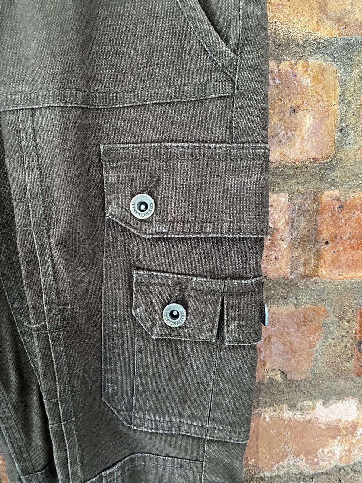 Nicole Club Vtg Nicole For Men Flare Cargos multipocket crop Size US 30 / EU 46 - 7 Thumbnail