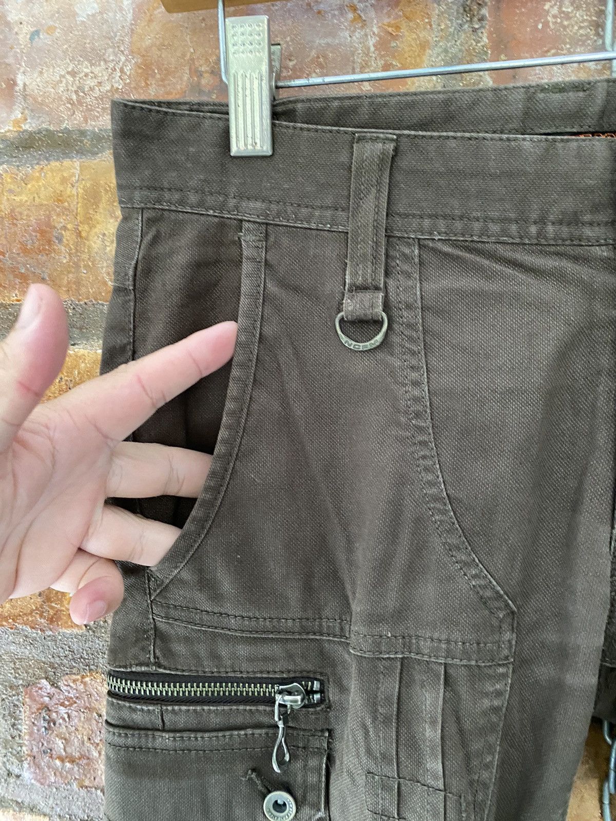 Nicole Club Vtg Nicole For Men Flare Cargos multipocket crop Size US 30 / EU 46 - 9 Thumbnail