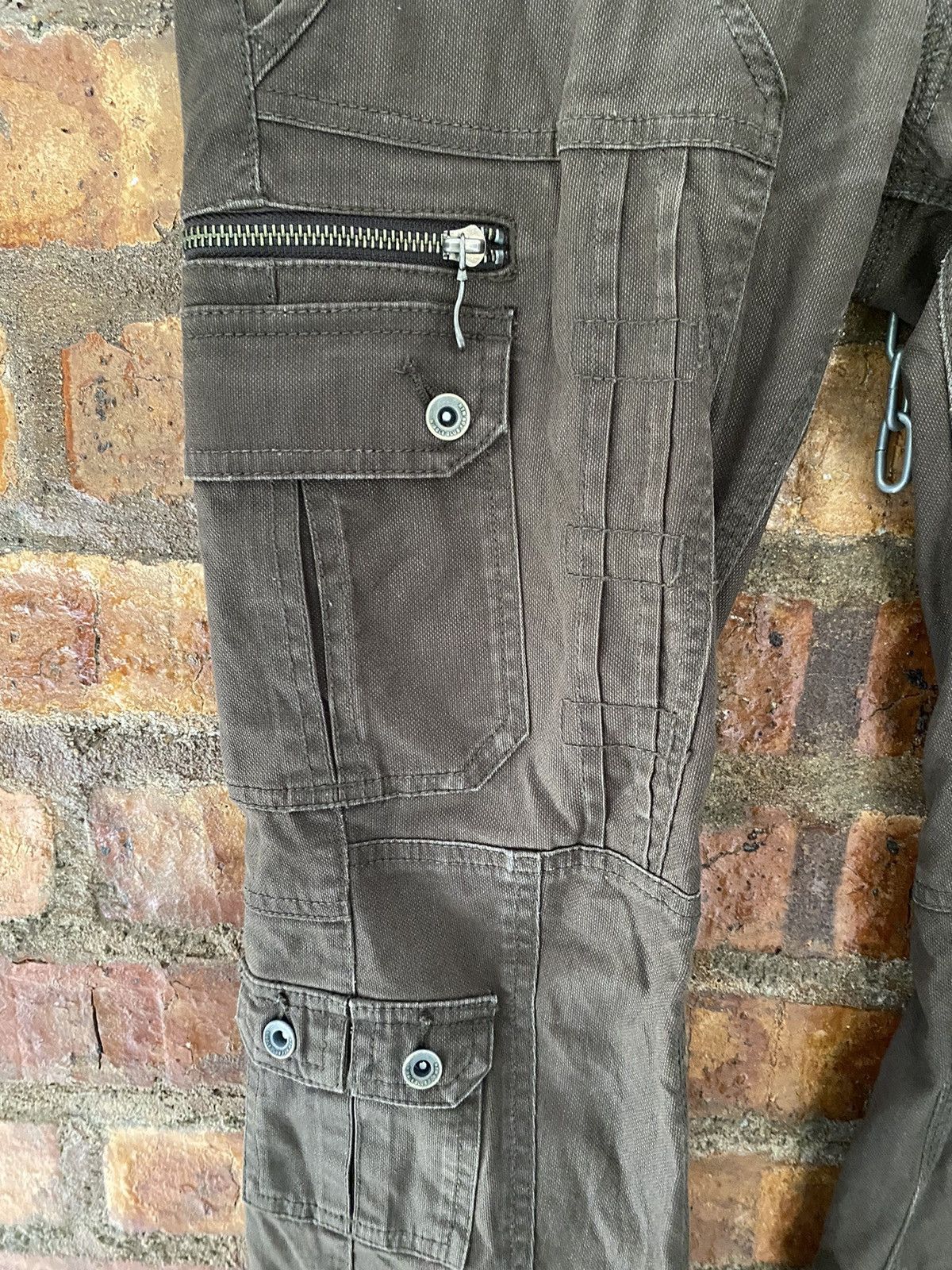 Nicole Club Vtg Nicole For Men Flare Cargos multipocket crop Size US 30 / EU 46 - 8 Thumbnail
