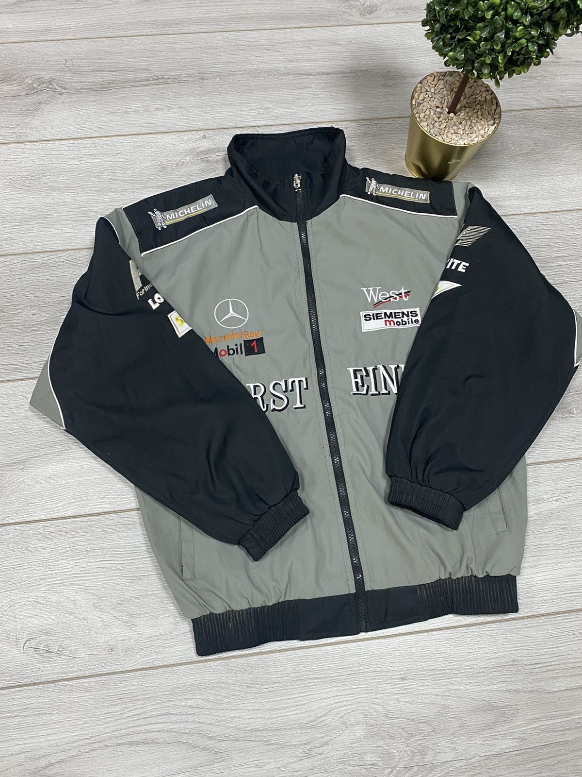 Mercedes-Benz Warsteiner reversible Mercedes vintage racing jacket RARE Size US XL / EU 56 / 4 - 9 Thumbnail