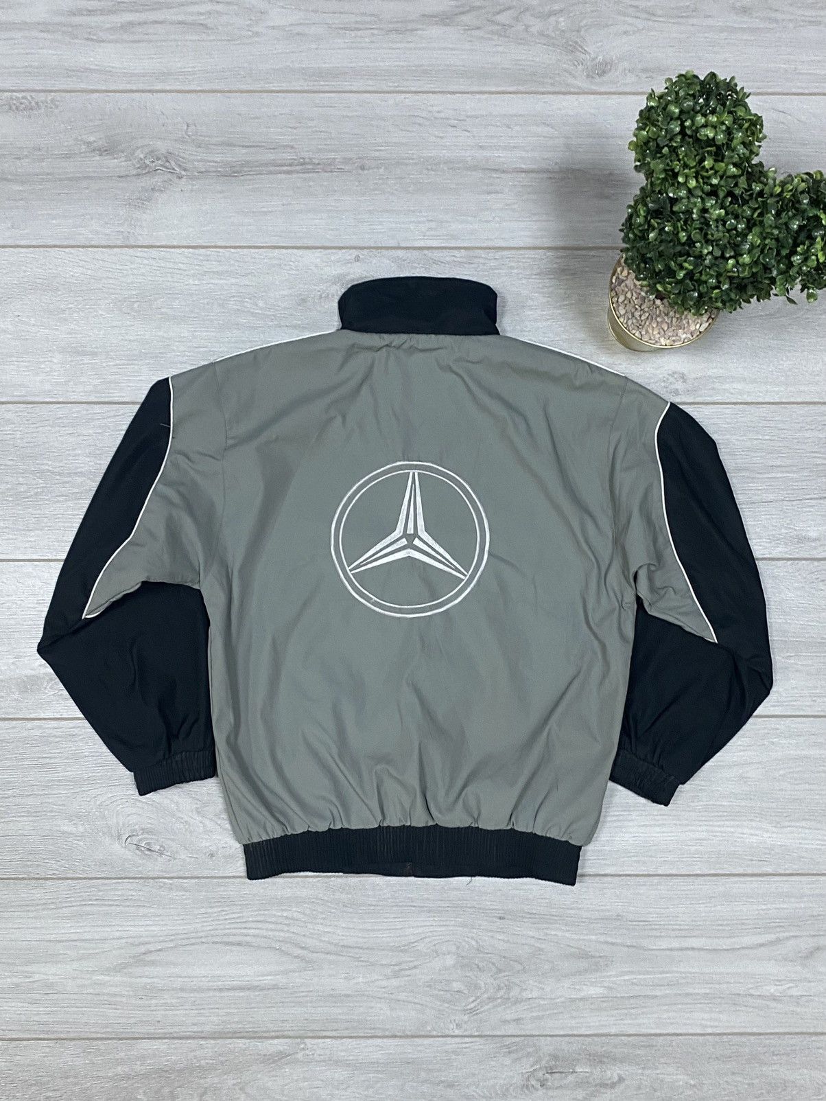Mercedes-Benz Warsteiner reversible Mercedes vintage racing jacket RARE Size US XL / EU 56 / 4 - 2 Thumbnail