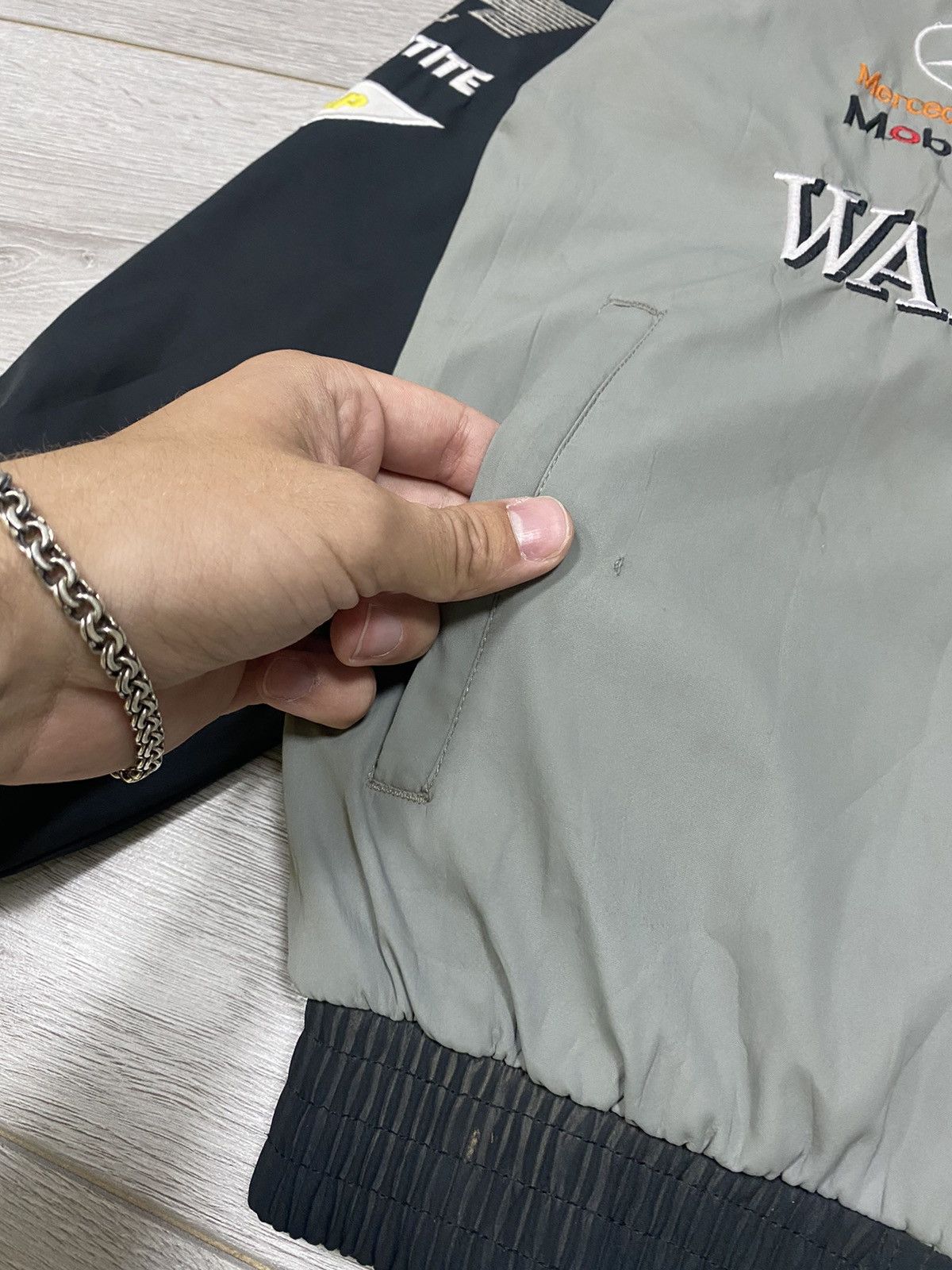 Mercedes-Benz Warsteiner reversible Mercedes vintage racing jacket RARE Size US XL / EU 56 / 4 - 14 Thumbnail
