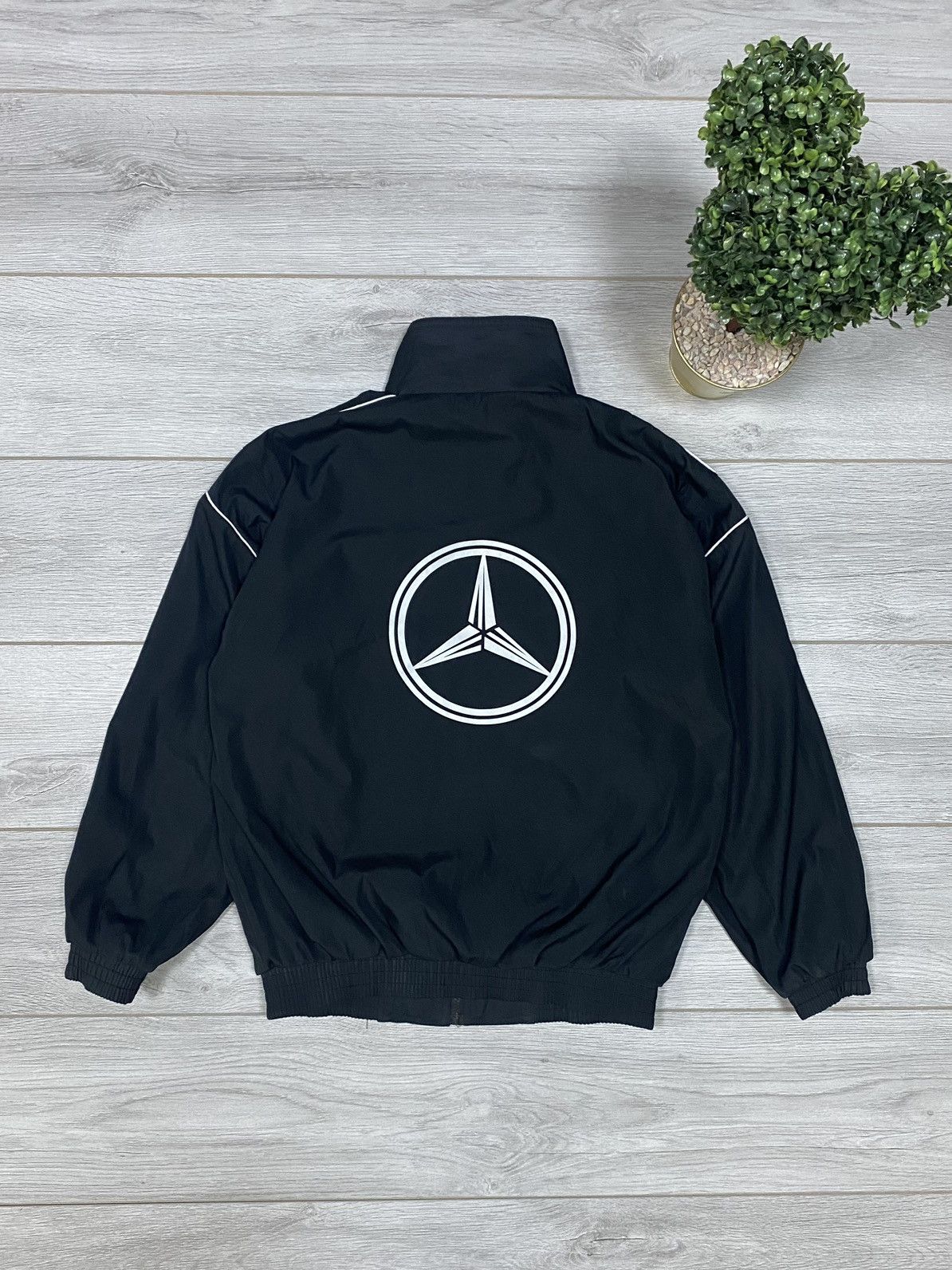 Mercedes-Benz Warsteiner reversible Mercedes vintage racing jacket RARE Size US XL / EU 56 / 4 - 4 Thumbnail