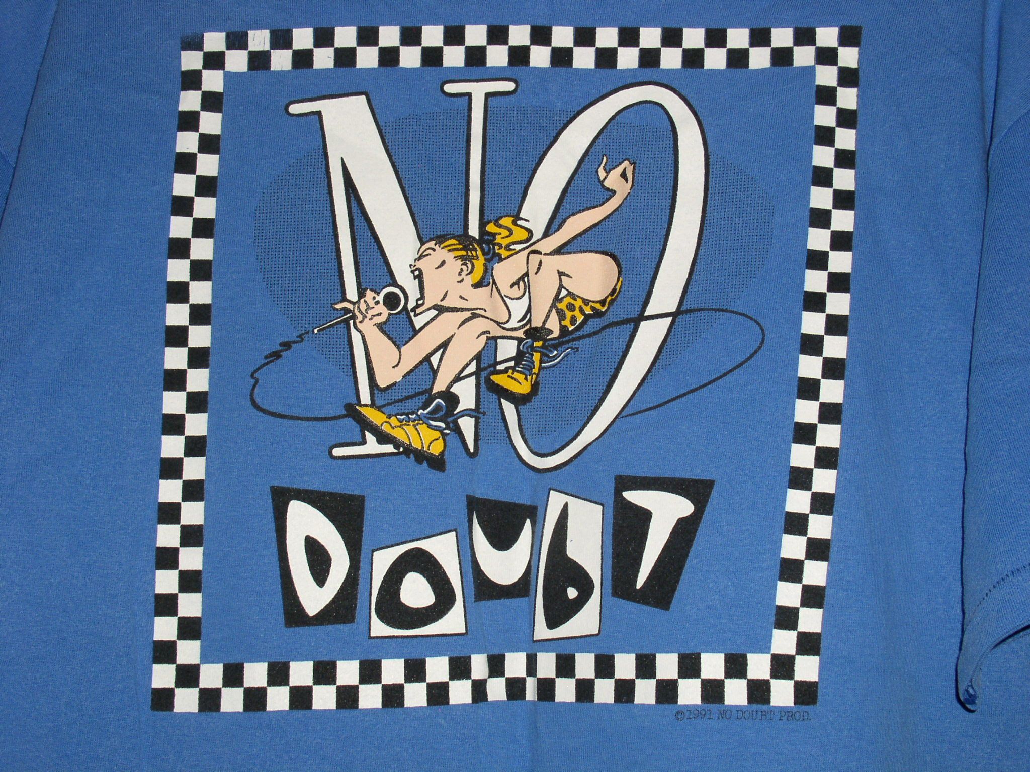 Vintage No Doubt Concert Tour T Shirt Vintage 1991 Single Stitched Size US L / EU 52-54 / 3 - 4 Thumbnail