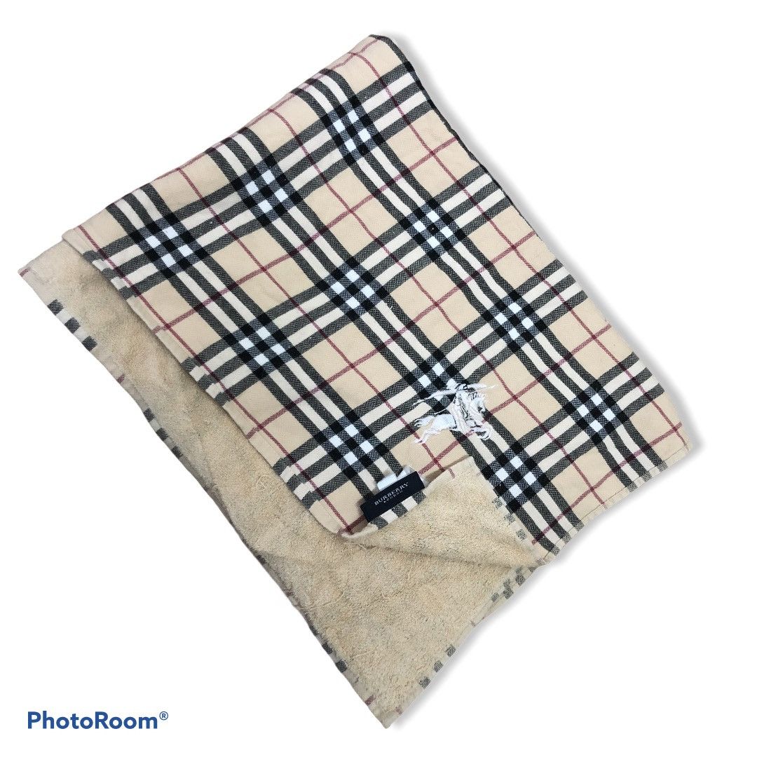 Burberry × Japanese Brand × Vintage 🔥BEST OFFER Burberry London Nova Check bath towel big size Size ONE SIZE - 3 Thumbnail