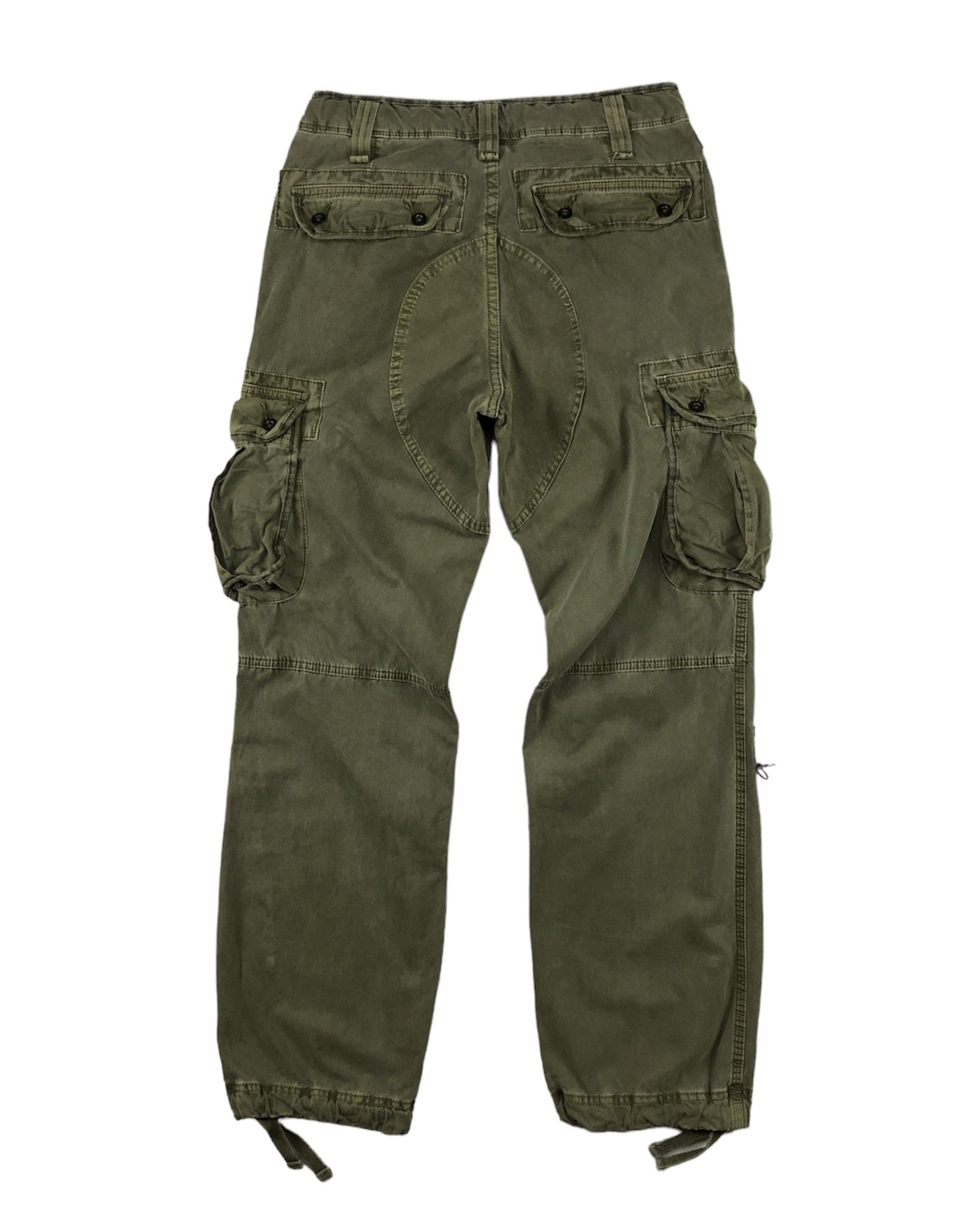 Japanese Brand Military Tactical Utility Uniqlo Side Pockets Cargo Pants Size US 30 / EU 46 - 2 Thumbnail