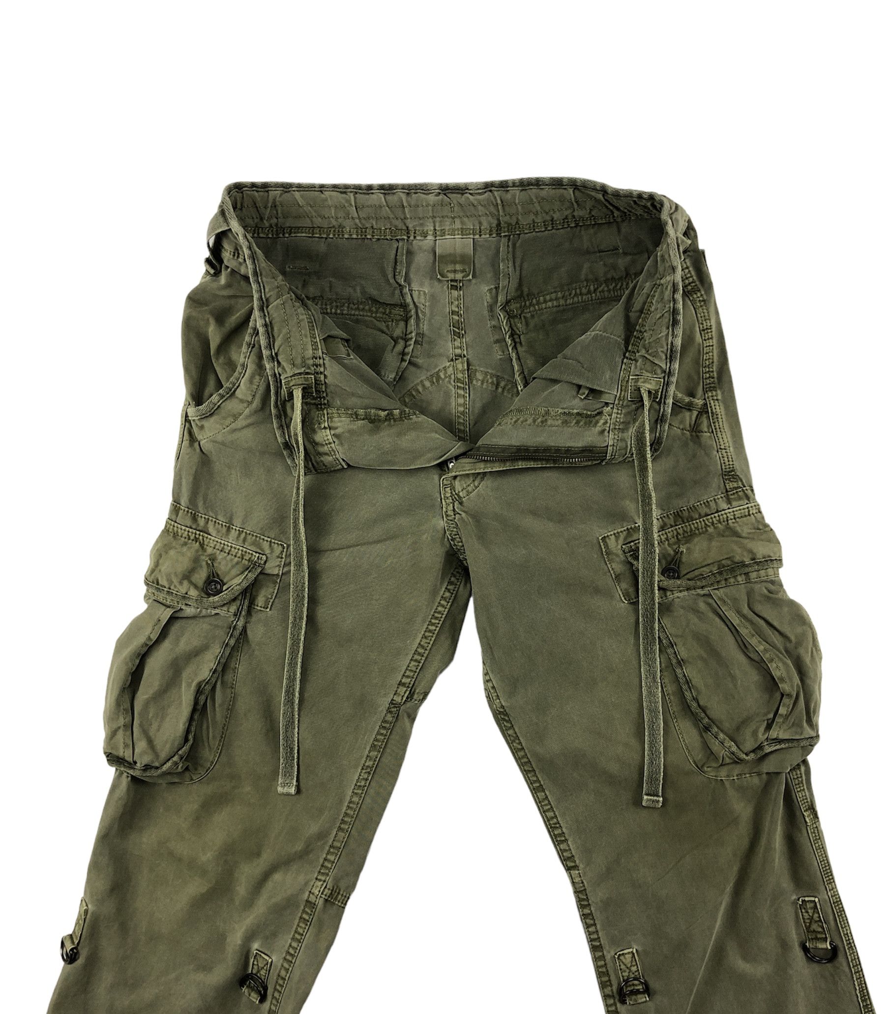 Japanese Brand Military Tactical Utility Uniqlo Side Pockets Cargo Pants Size US 30 / EU 46 - 6 Thumbnail
