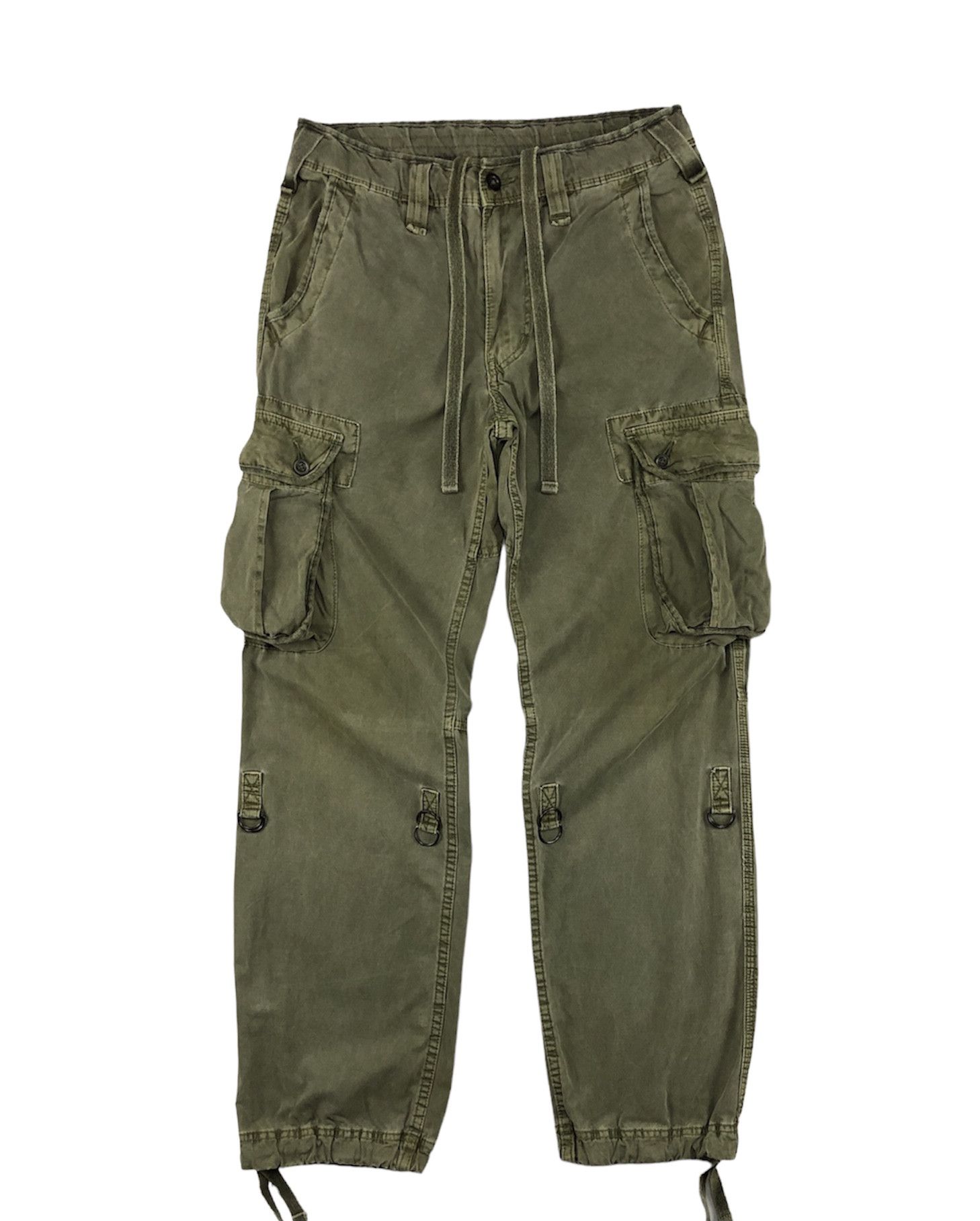 Japanese Brand Military Tactical Utility Uniqlo Side Pockets Cargo Pants Size US 30 / EU 46 - 3 Thumbnail