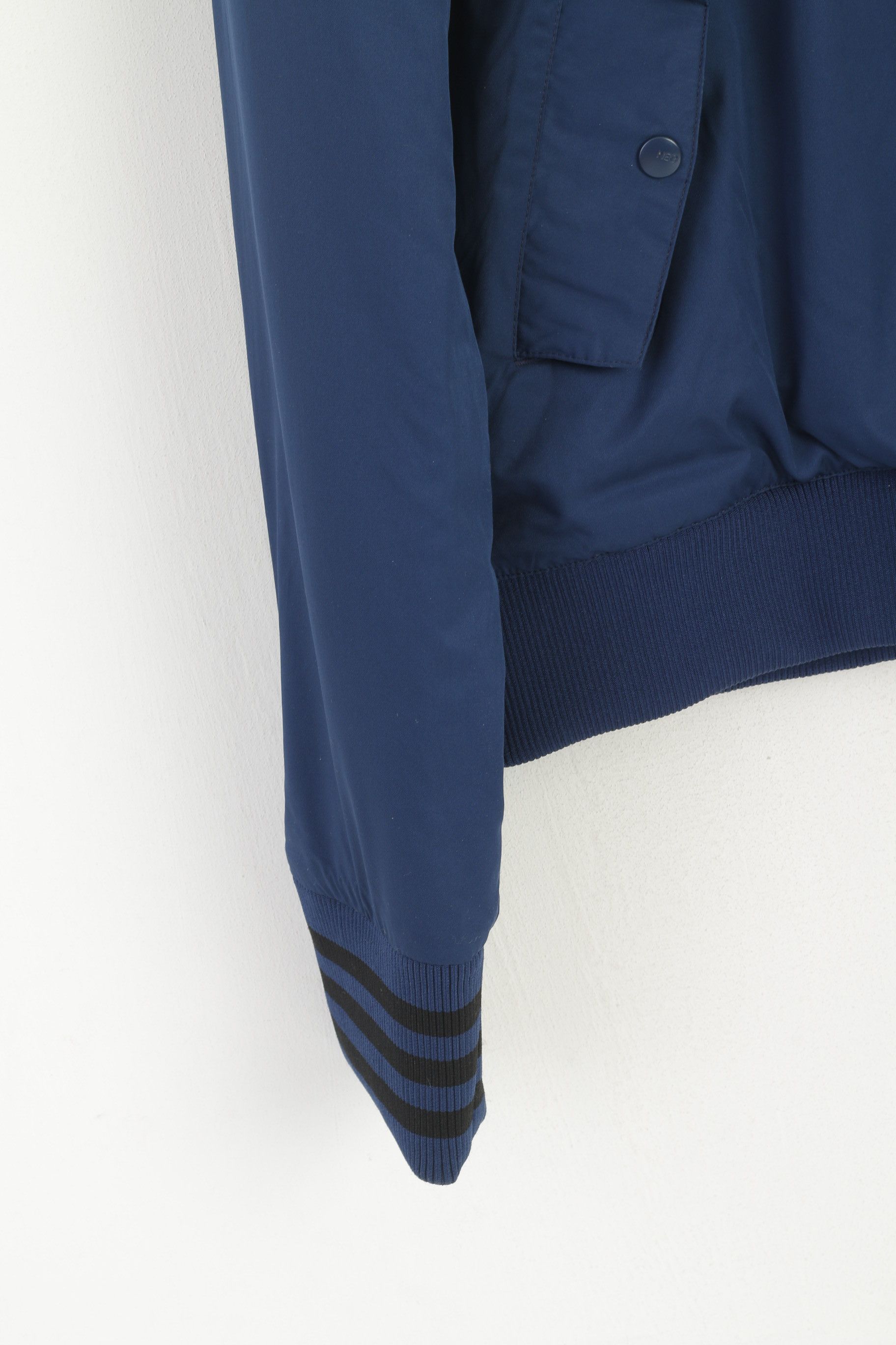 Adidas Adidas Neo Women XL Bomber Jacket Navy Lined 7514 Size XL / US 12-14 / IT 48-50 - 4 Thumbnail