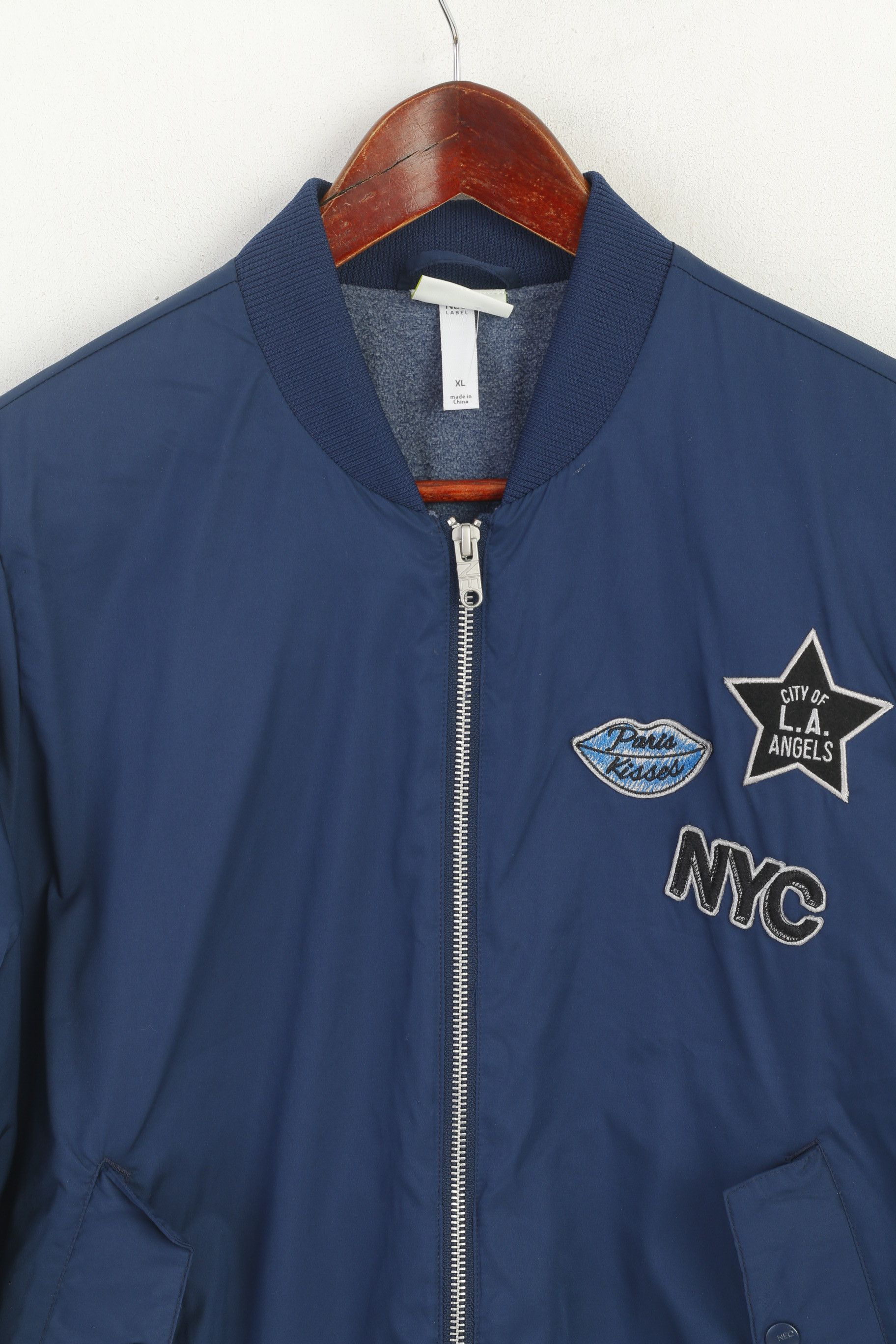 Adidas Adidas Neo Women XL Bomber Jacket Navy Lined 7514 Size XL / US 12-14 / IT 48-50 - 3 Thumbnail