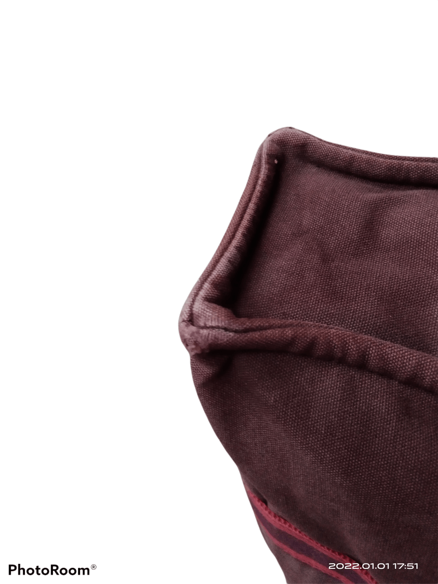 Hermes Hermès Fourre-Tout MM Canvas Tote Bag - Burgundy Size ONE SIZE - 6 Thumbnail