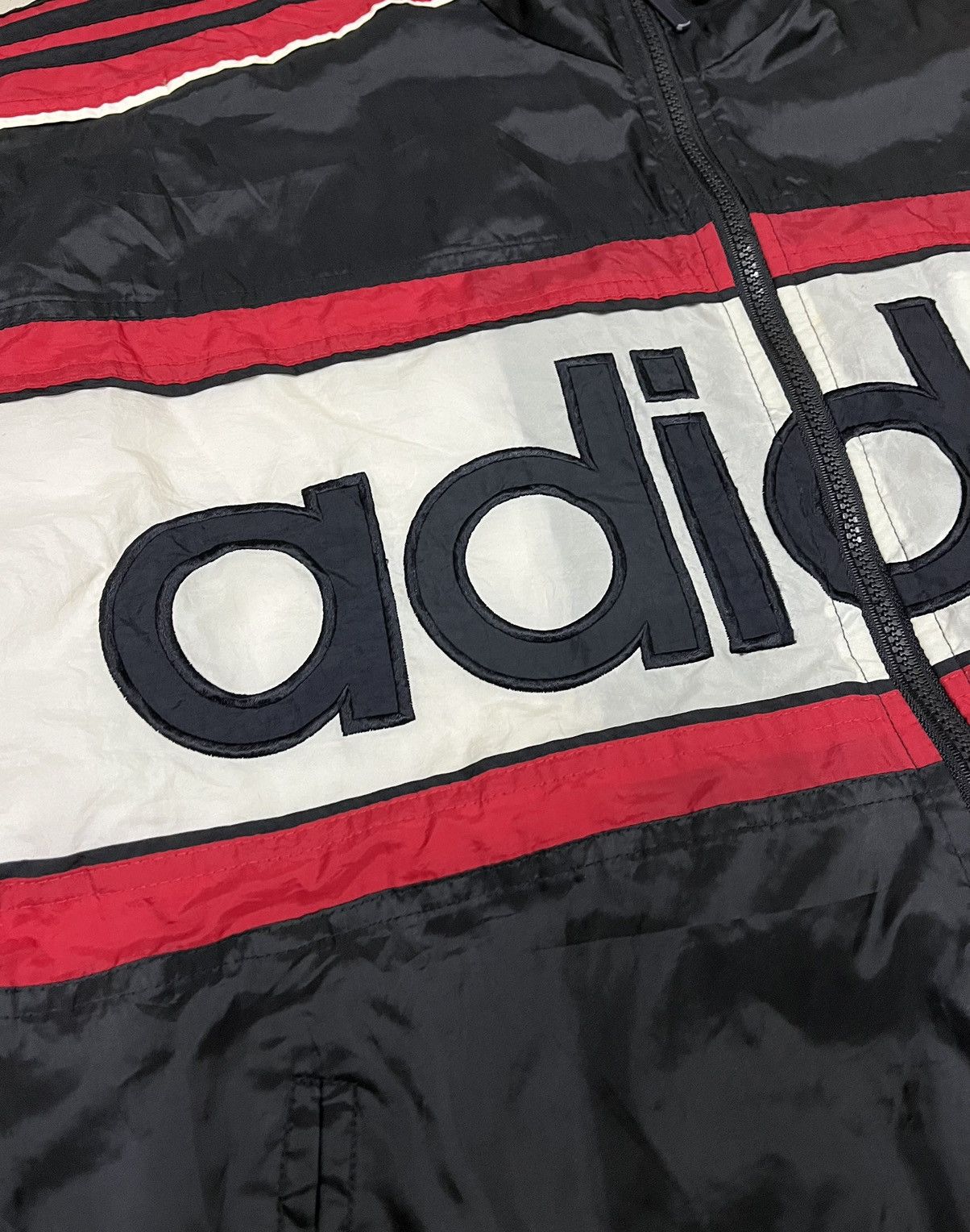 Adidas × Vintage Rare🤘🏽Vintage ADIDAS Made in Spain Windbreaker/Light Jacket Size US XL / EU 56 / 4 - 10 Thumbnail