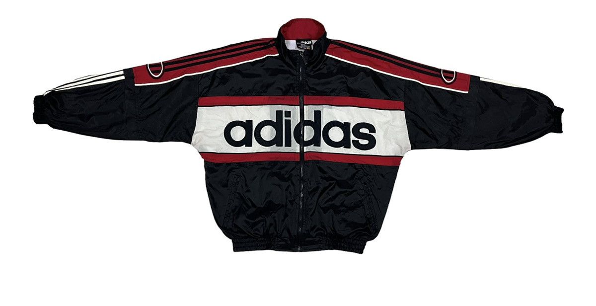 Adidas × Vintage Rare🤘🏽Vintage ADIDAS Made in Spain Windbreaker/Light Jacket Size US XL / EU 56 / 4 - 3 Thumbnail