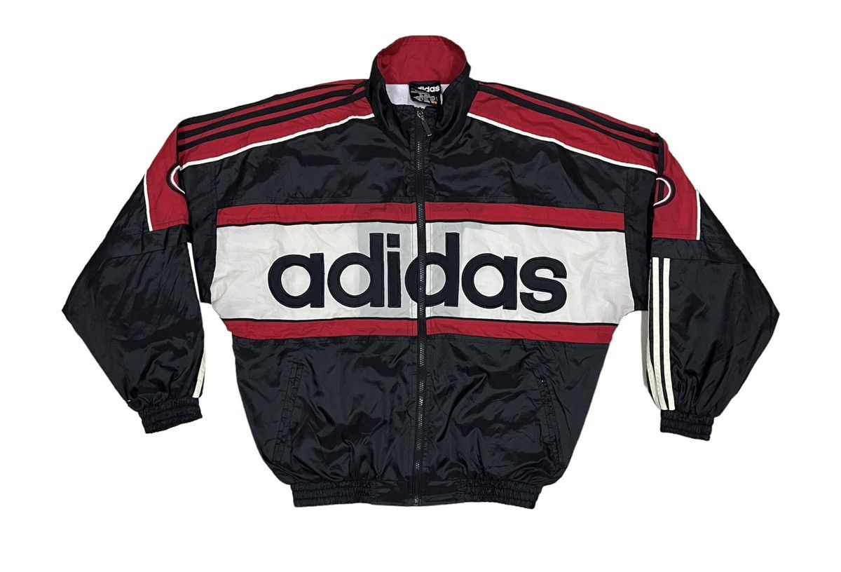 Adidas × Vintage Rare🤘🏽Vintage ADIDAS Made in Spain Windbreaker/Light Jacket Size US XL / EU 56 / 4 - 1 Thumbnail
