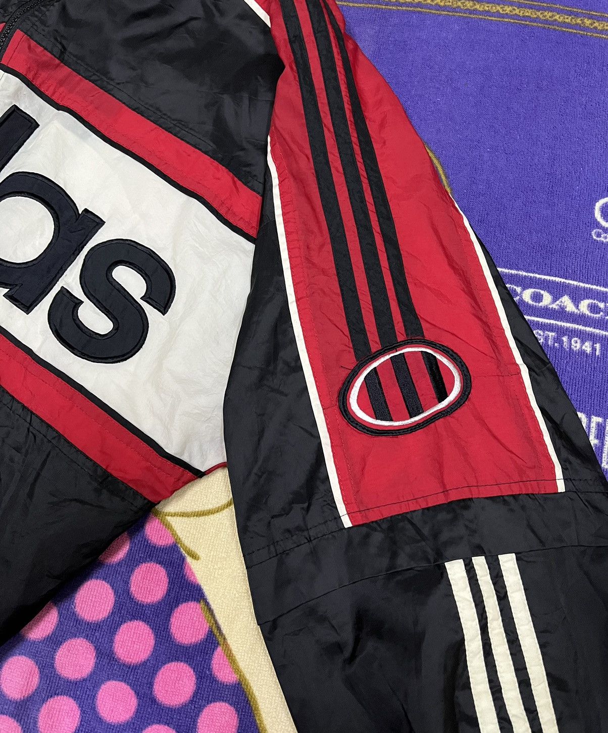 Adidas × Vintage Rare🤘🏽Vintage ADIDAS Made in Spain Windbreaker/Light Jacket Size US XL / EU 56 / 4 - 9 Thumbnail