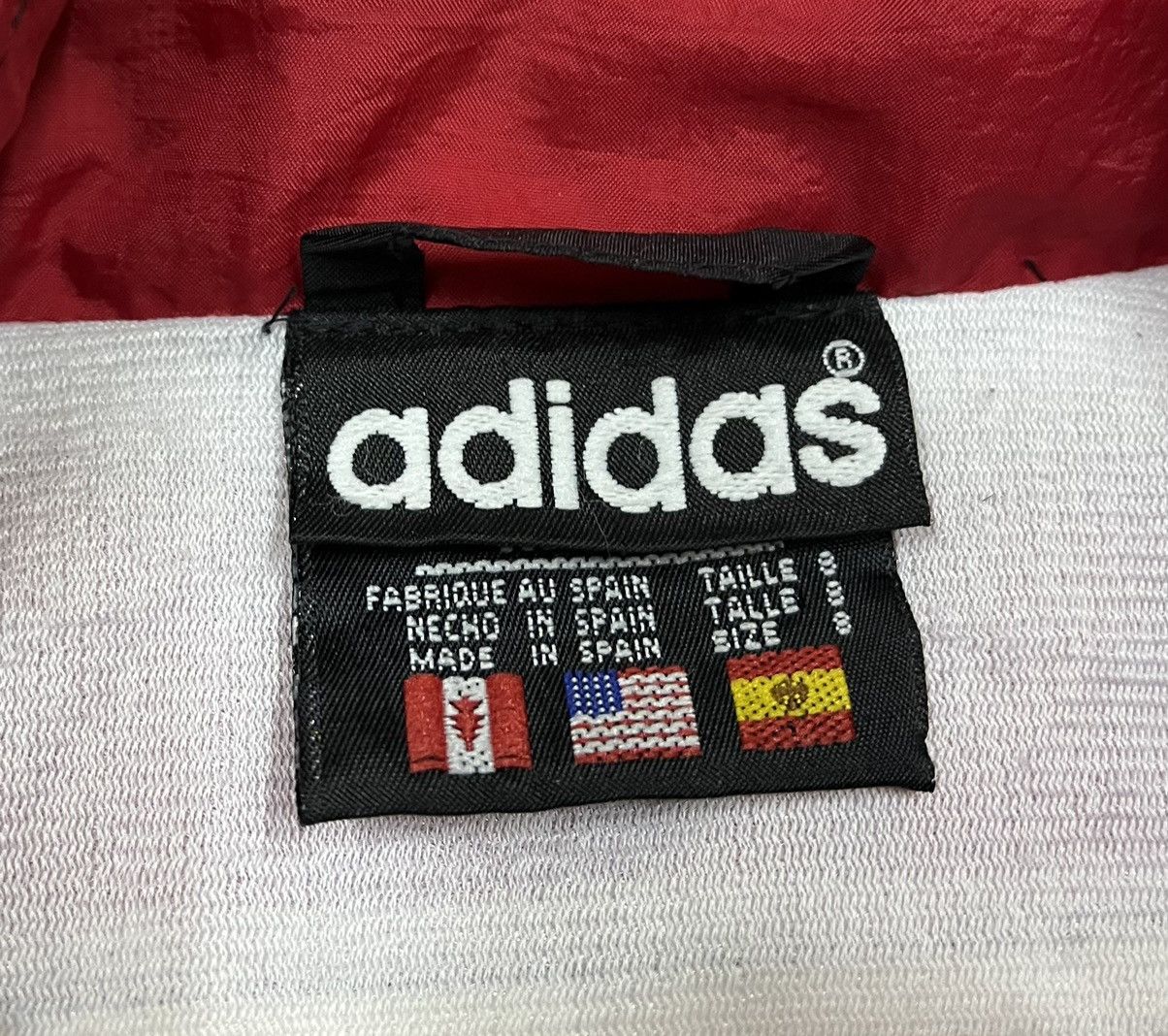 Adidas × Vintage Rare🤘🏽Vintage ADIDAS Made in Spain Windbreaker/Light Jacket Size US XL / EU 56 / 4 - 13 Thumbnail