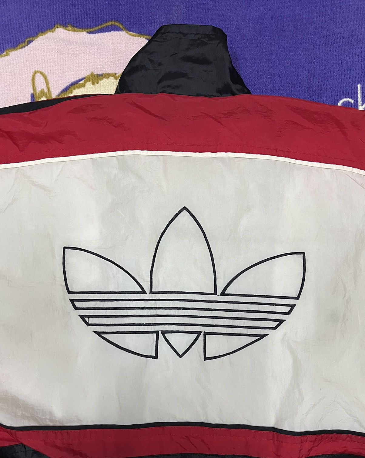 Adidas × Vintage Rare🤘🏽Vintage ADIDAS Made in Spain Windbreaker/Light Jacket Size US XL / EU 56 / 4 - 6 Thumbnail