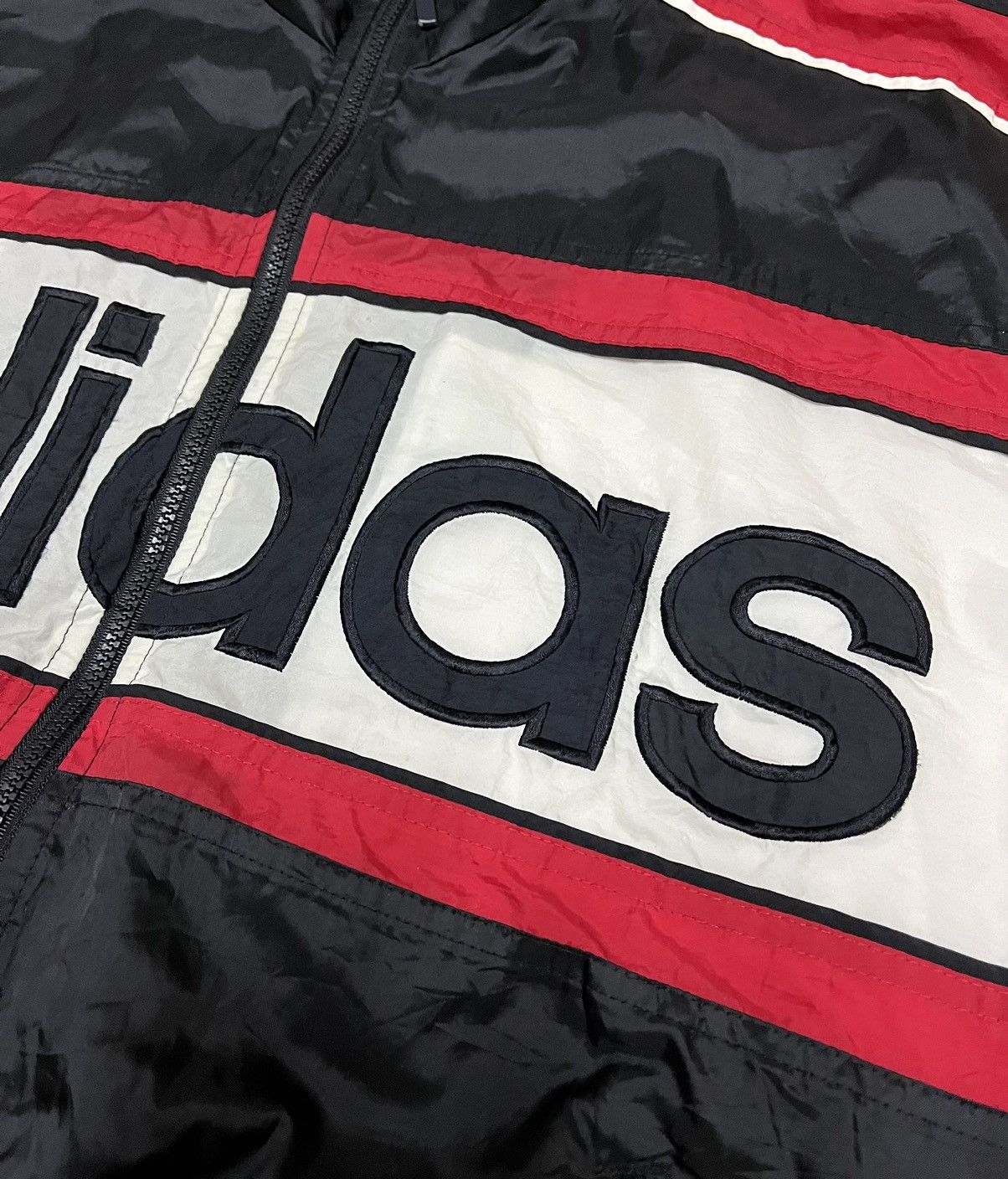 Adidas × Vintage Rare🤘🏽Vintage ADIDAS Made in Spain Windbreaker/Light Jacket Size US XL / EU 56 / 4 - 11 Thumbnail