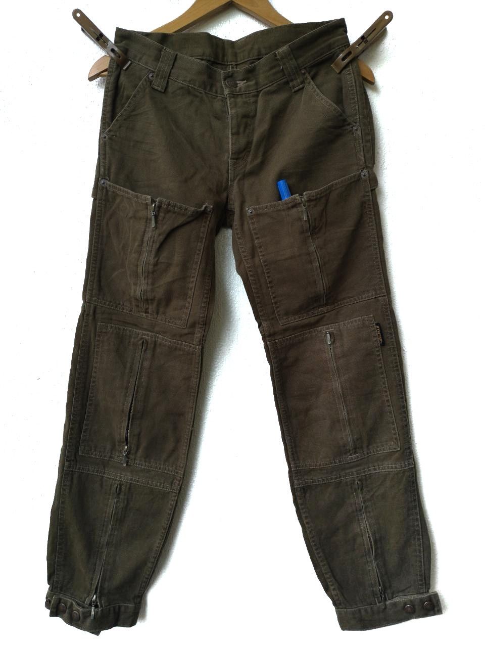 Hysteric Glamour Hysteric Glamour Utilities Cargo Multipockets Bondage Denim Size US 30 / EU 46 - 1 Thumbnail