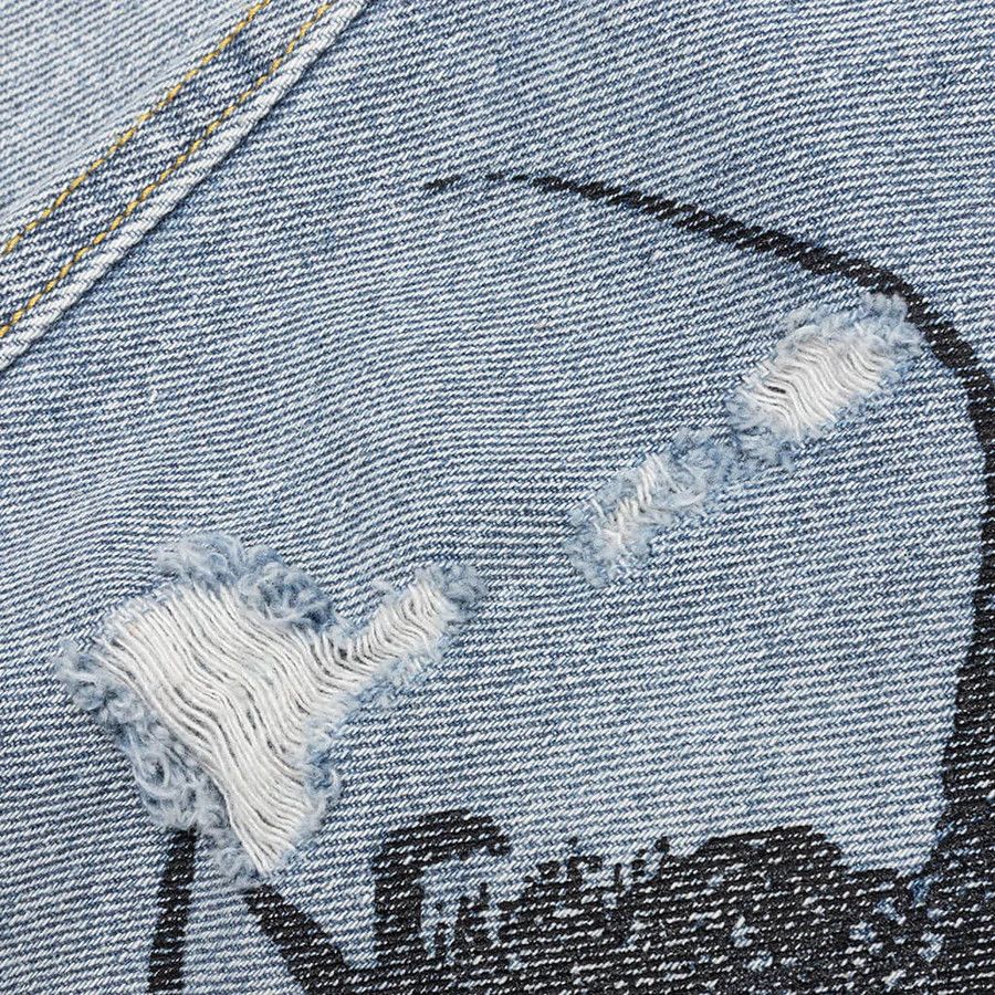 Pleasures Crawler Denim Pants Size US 30 / EU 46 - 4 Thumbnail