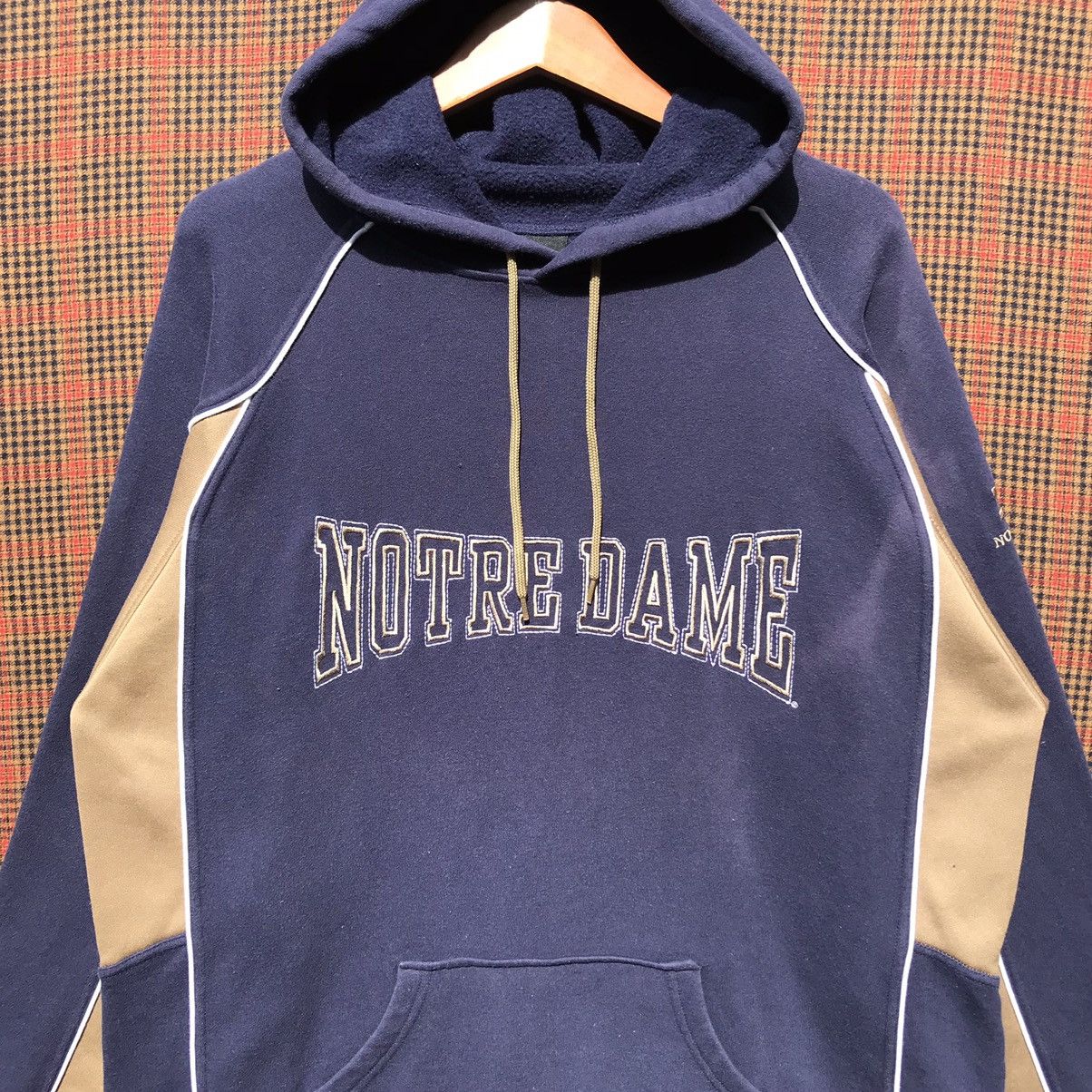 Starter Vintage Notre Dame College Hoodie Sweatshirt Starter. Size US L / EU 52-54 / 3 - 5 Thumbnail