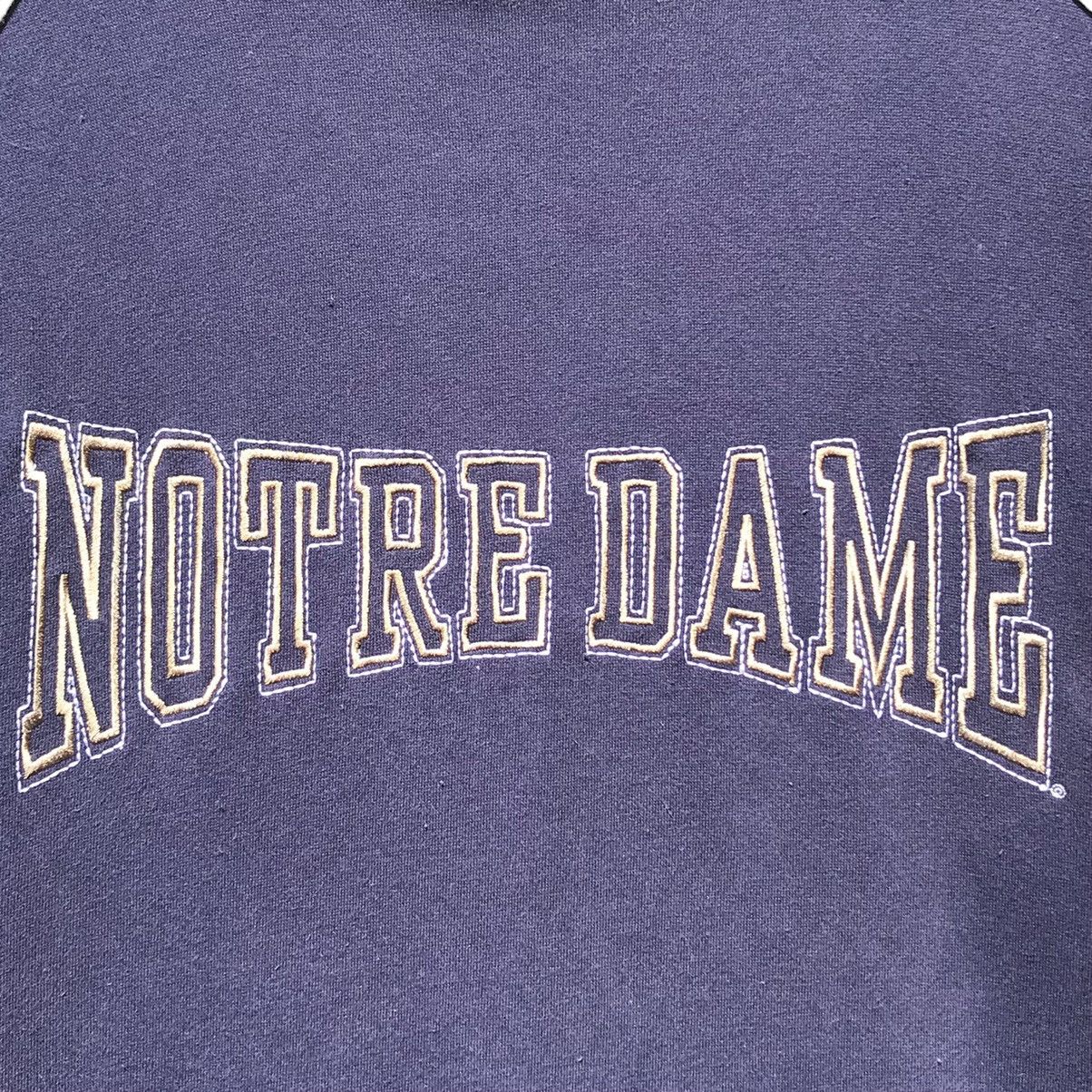 Starter Vintage Notre Dame College Hoodie Sweatshirt Starter. Size US L / EU 52-54 / 3 - 6 Thumbnail