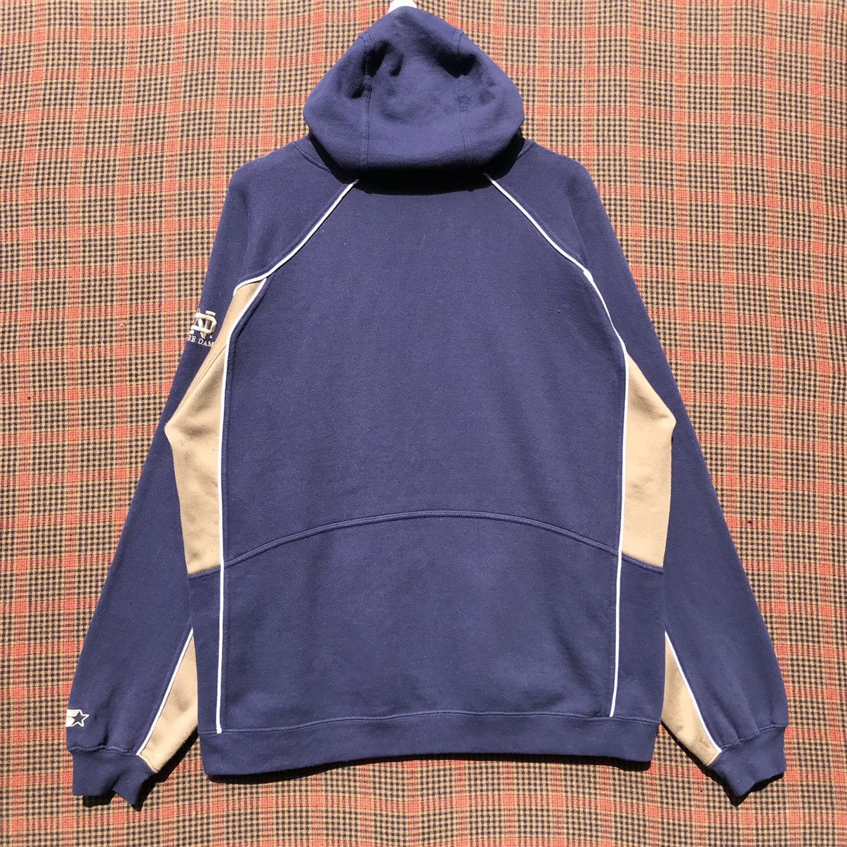 Starter Vintage Notre Dame College Hoodie Sweatshirt Starter. Size US L / EU 52-54 / 3 - 2 Thumbnail